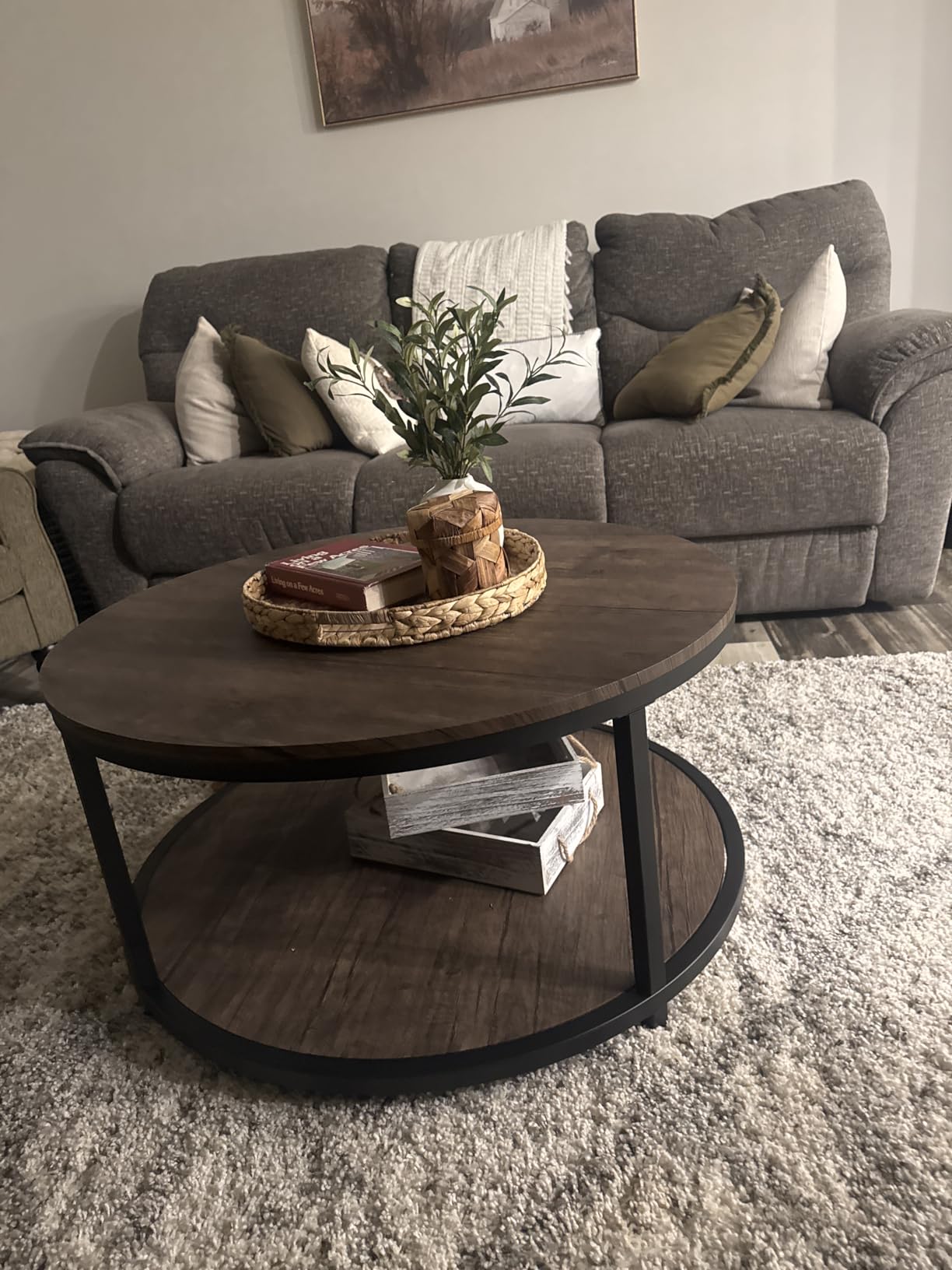 SAFAVIEH Area Rug 8x10 - Hudson Shag Collection - Large - Ivory & Grey, Trellis Pattern, Non-Shedding & Easy Cleaning, Ultra Plush Thick Pile, Ideal for Living Room, Bedroom, Dining Space (SGH281A) customer photo 2