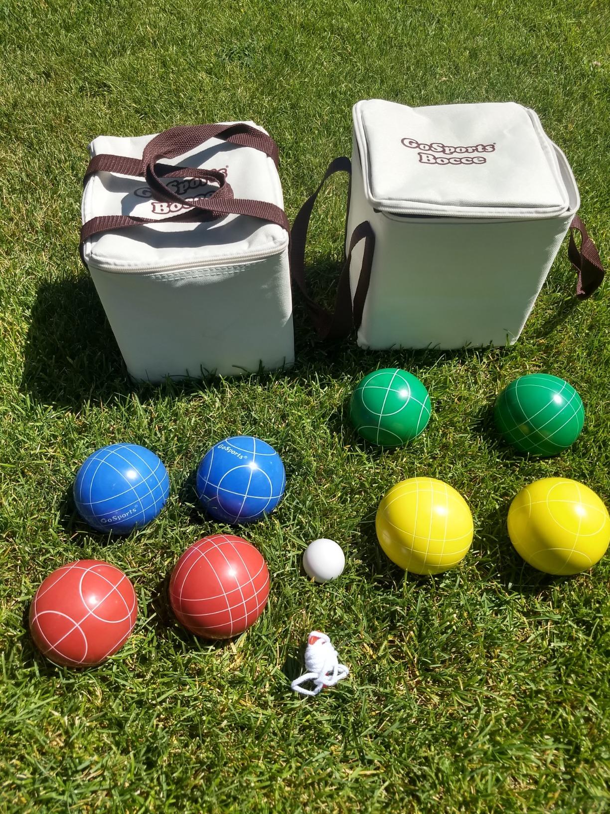 GoSports 90 mm Bocce Ball Sets - Outdoor Lawn Game - Composite or Resin customer photo 1