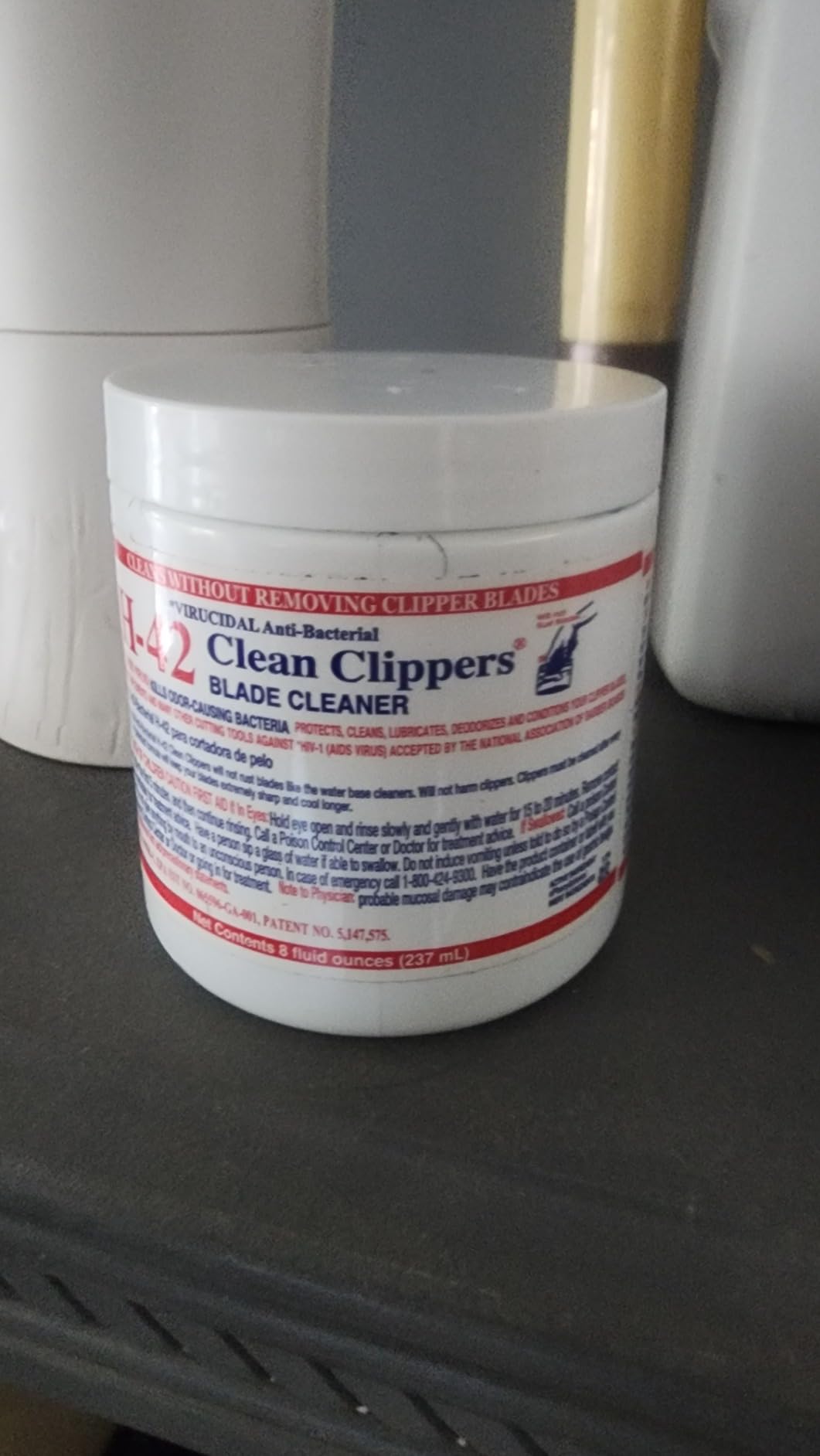 Clean Clippers Blade Cleaner Virucidal Anti-bacterial 8oz by H-42 customer photo 1