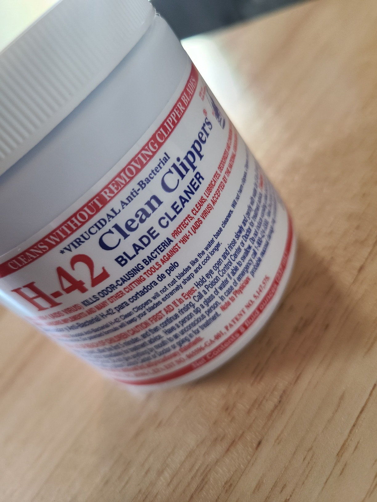 Clean Clippers Blade Cleaner Virucidal Anti-bacterial 8oz by H-42 customer photo 2