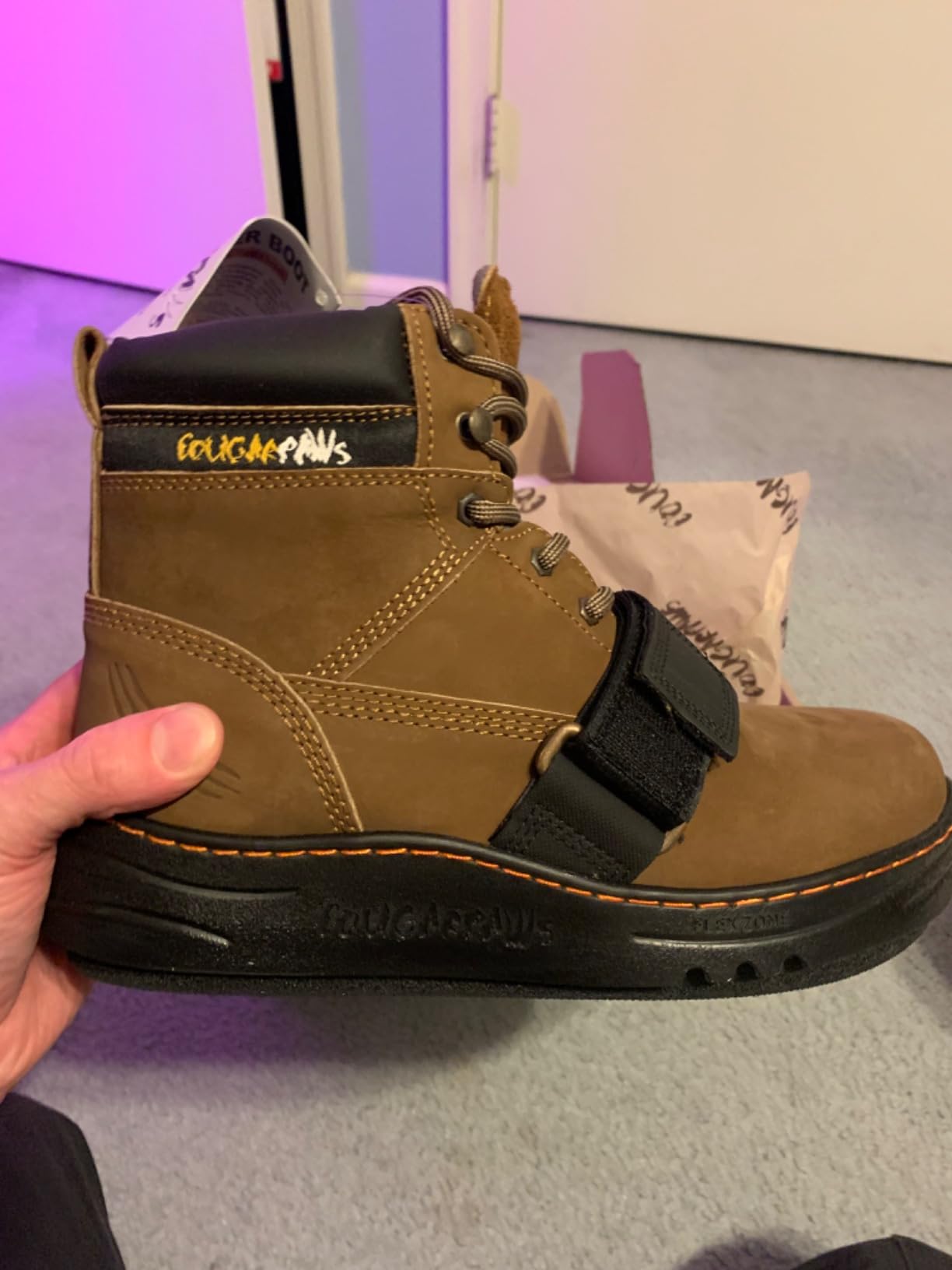 Cougar Paws Peak Performer Roofing Boot - Size 10 customer photo 2
