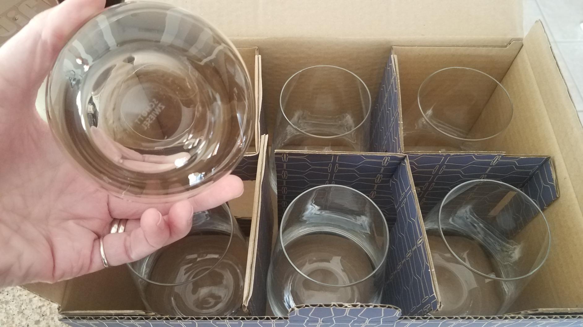 ZWIESEL GLAS Pure Stemless Bordeaux Glass (Set of 6), Red Wine Tumbler for Bordeaux, Dishwasher-Safe Machine-Made Tritan Crystal Glasses, Made in Germany (18.5 Ounce) customer photo 1