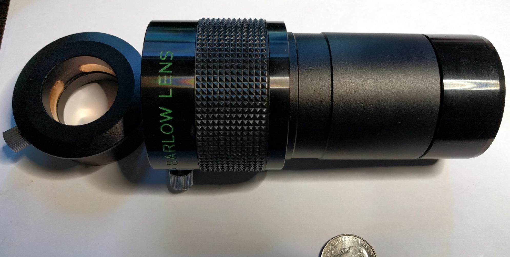 Astromania Barlow Lens 2X, 2 Inch Barlow Lens Fully Multi-Coated Metal for Telescopes Premium Dual Power ED Glass Telescope Accessory with Internal Brass Ring for 2 inch & 1.25 inch Telescope Eyepiece customer photo 2