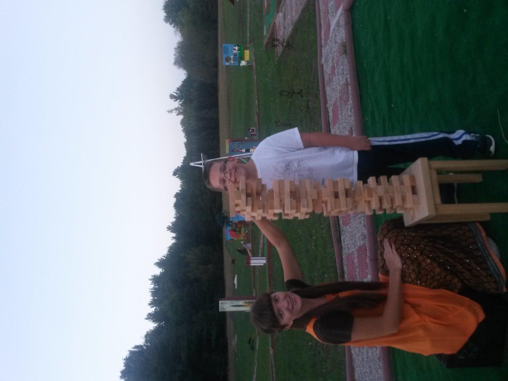 Jenga Giant Family Hardwood Stacking Game (01506-19-noAcc) customer photo 2