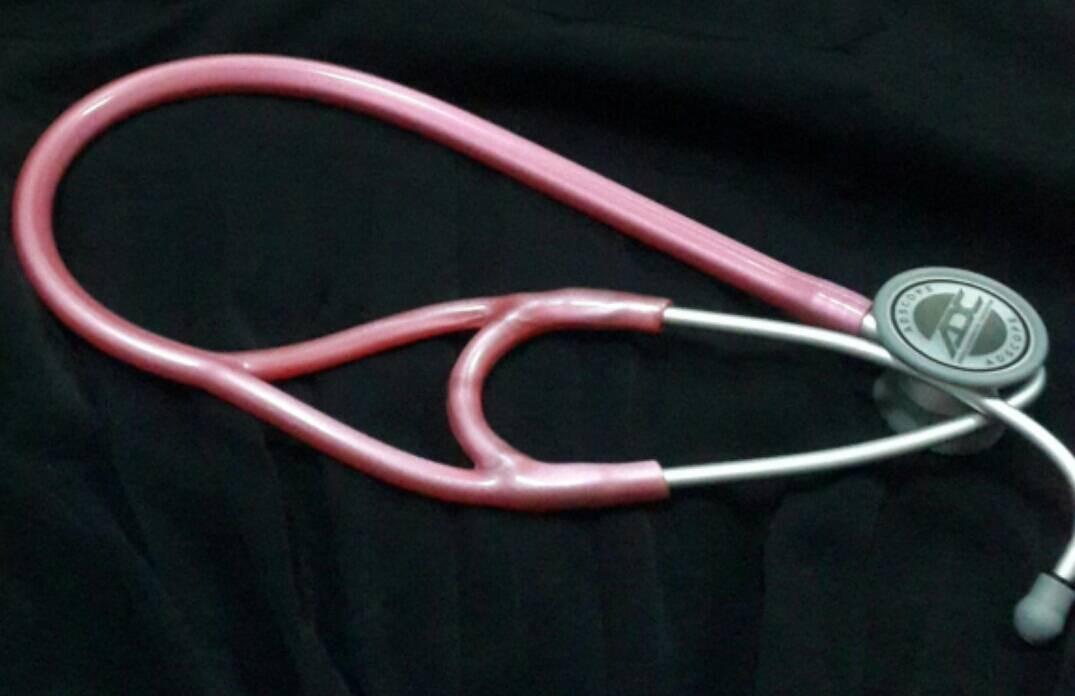 ADC Adscope 606 Ultra Lightweight Cardiology Stethoscope with Tunable AFD Technology, 28 Inch Length, Tactical All Black customer photo 2