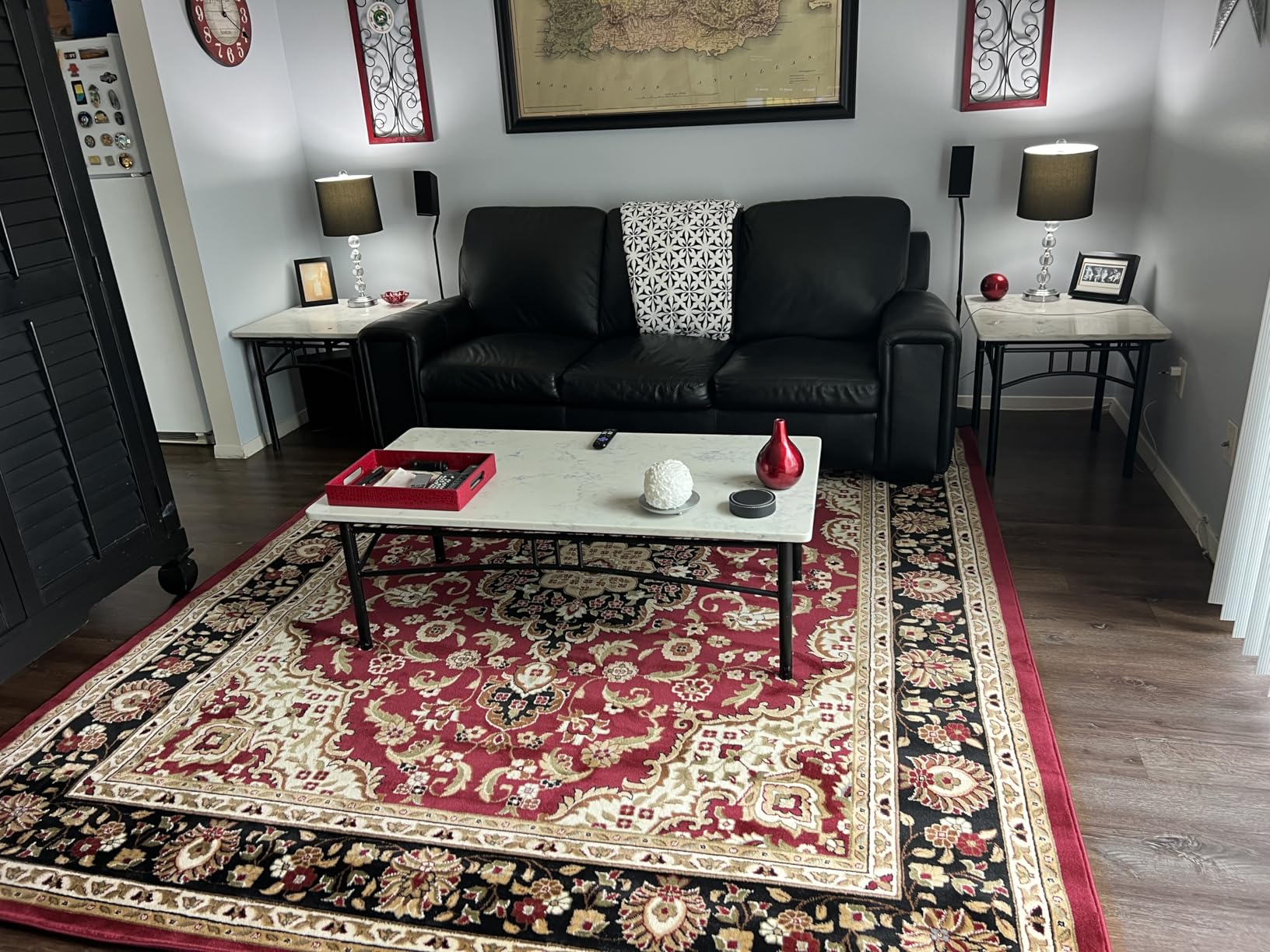 Well Woven Barclay Collection Medallion Kashan Red 8x10 Area Rug - for Living Room, Bedroom, and Dining Room customer photo 1
