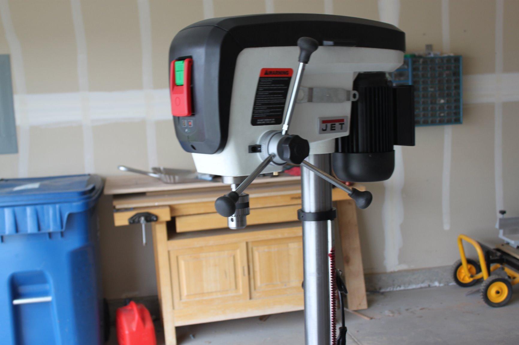 JET 15-Inch Floor Drill Press, 16 Speed, 3/4 HP, 115V 1Ph (Model JDP-15F) customer photo 1