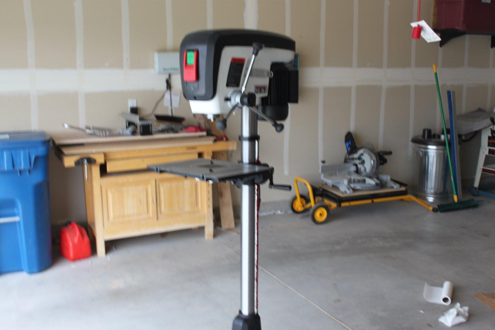JET 15-Inch Floor Drill Press, 16 Speed, 3/4 HP, 115V 1Ph (Model JDP-15F) customer photo 2