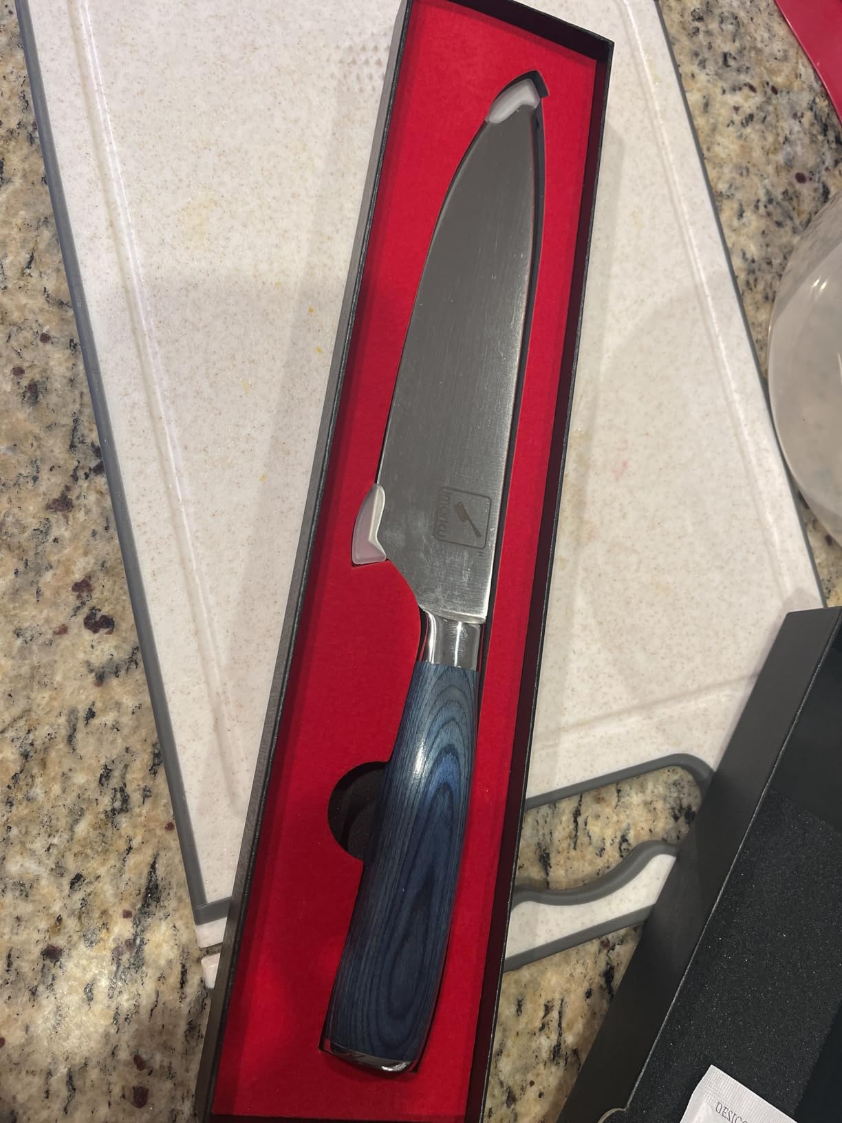 imarku Japanese Chef Knife - Sharp Kitchen Knife 8 Inch Chef's Knives HC Steel customer photo 2