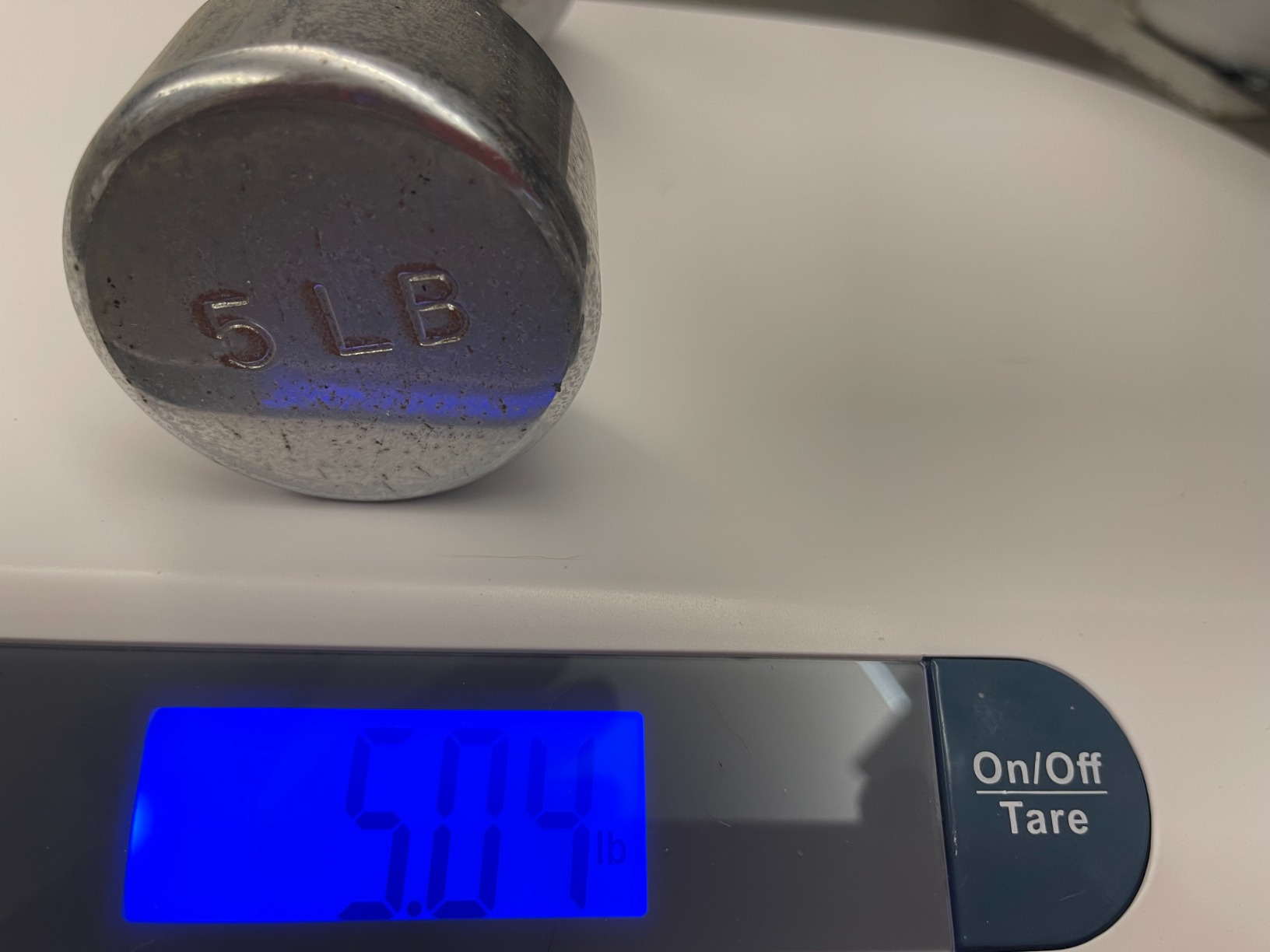 Smart Weigh Digital Baby & Pet Scale - Infant and Small Animal Weighing Scale for Newborns, Puppies & Cats - 44 lb Capacity, lb/oz/kg Display, Hold Function customer photo 2