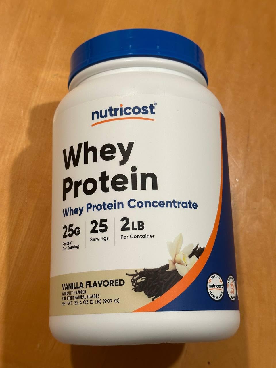 Nutricost Whey Protein Concentrate, Vanilla, 2 LBS customer photo 2