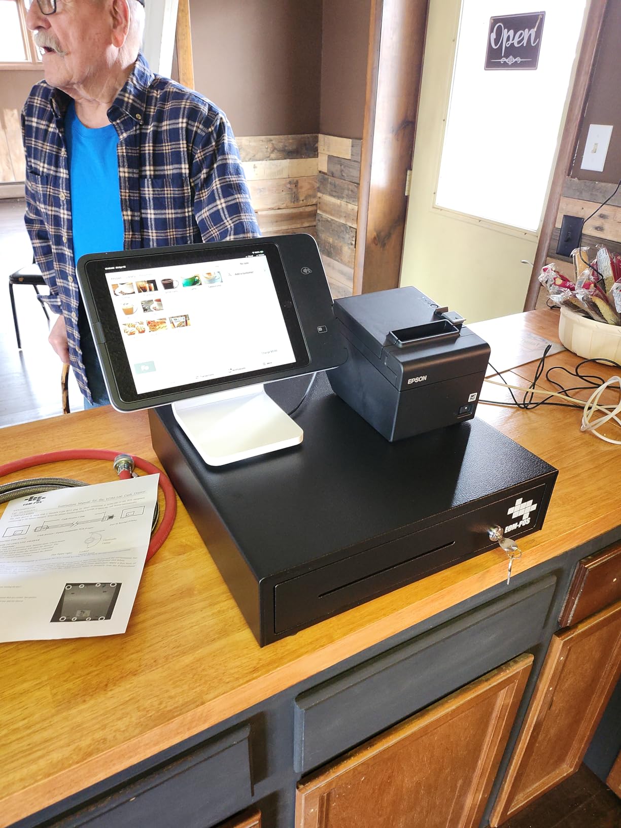 Hardware Bundle - Cash Drawer and Thermal Receipt Printer, Compatible with Square Stand and Register customer photo 2
