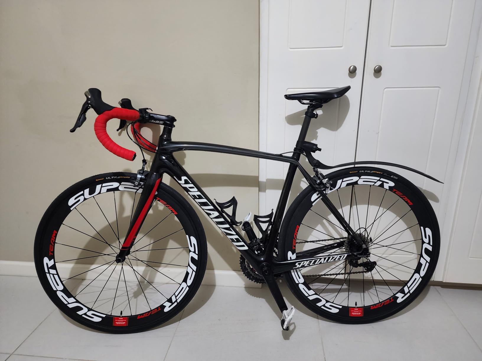 Superteam 50mm Clincher Wheelset 700c 23mm Width Cycling Racing Road Carbon Wheel Decal customer photo 1