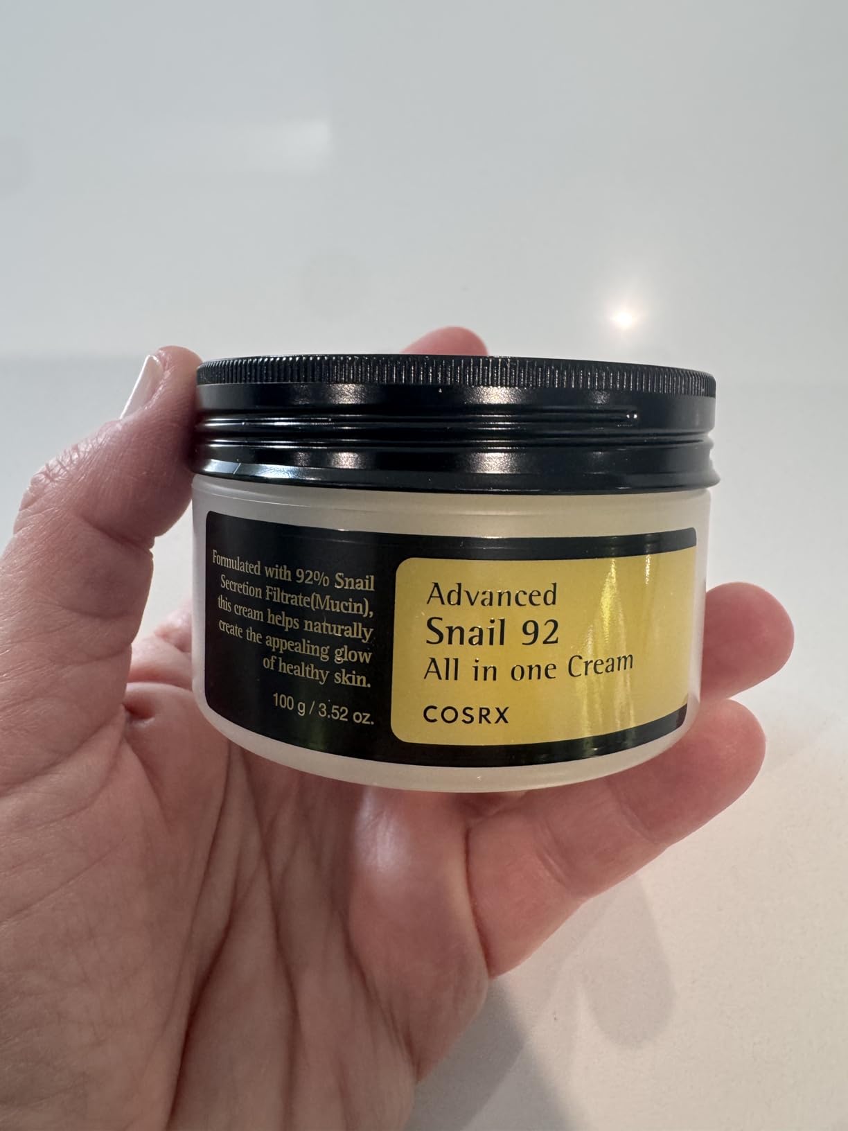 COSRX Snail Mucin 92% Face Moisturizer, 3.52 Oz, Lightweight Moisturizing Cream for Soft, Glowy Skin, Korean Skin Care customer photo 2