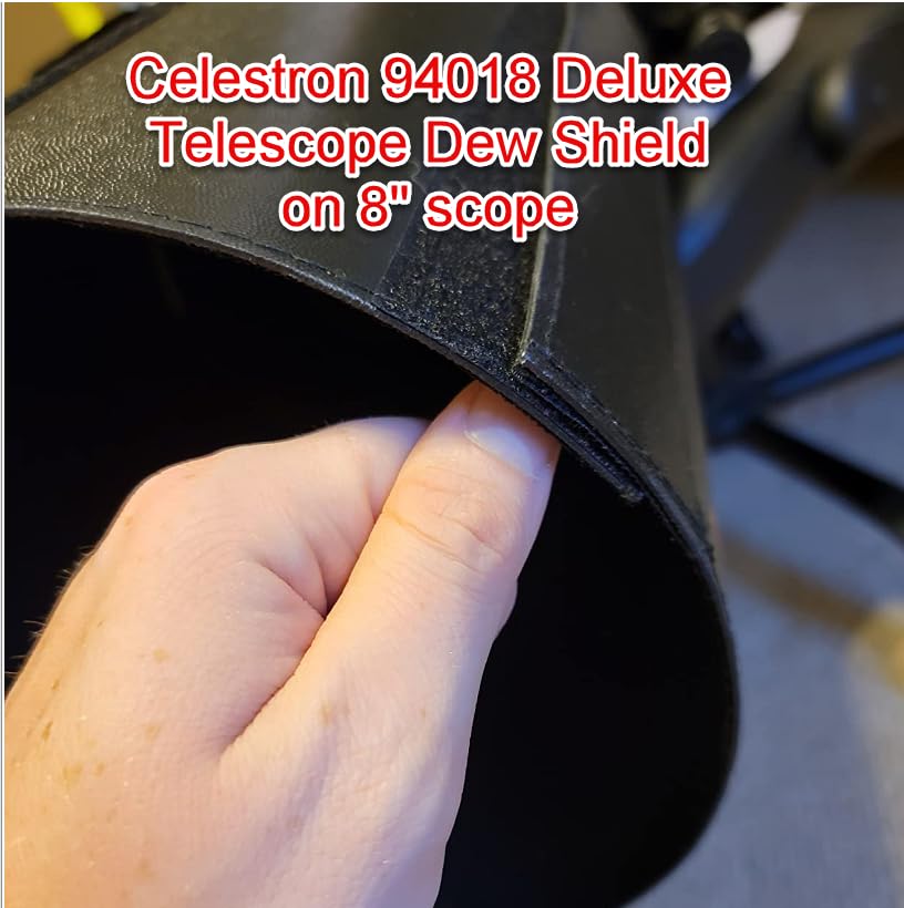 Astromania Flexible Dew Shield for Telescope Front Outer Diameter from 100-123mm Diameter - Keep Dew Away and Gives You Clear observing for the Entire Night customer photo 1