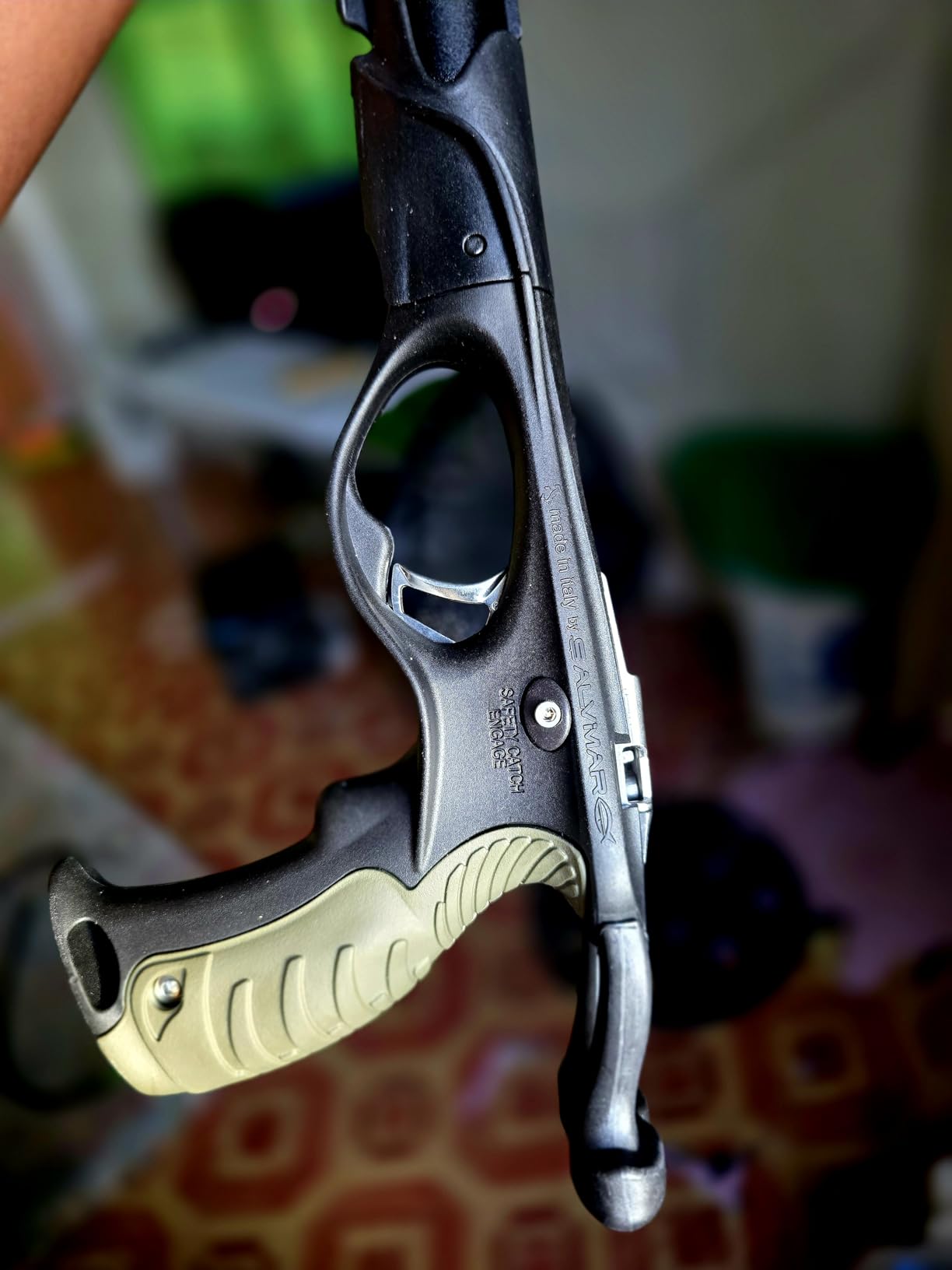 SALVIMAR Metal Speargun for Spearfishing - Anodized Aluminum Barrel with Enclosed Track, Double 14mm Elastics customer photo 1