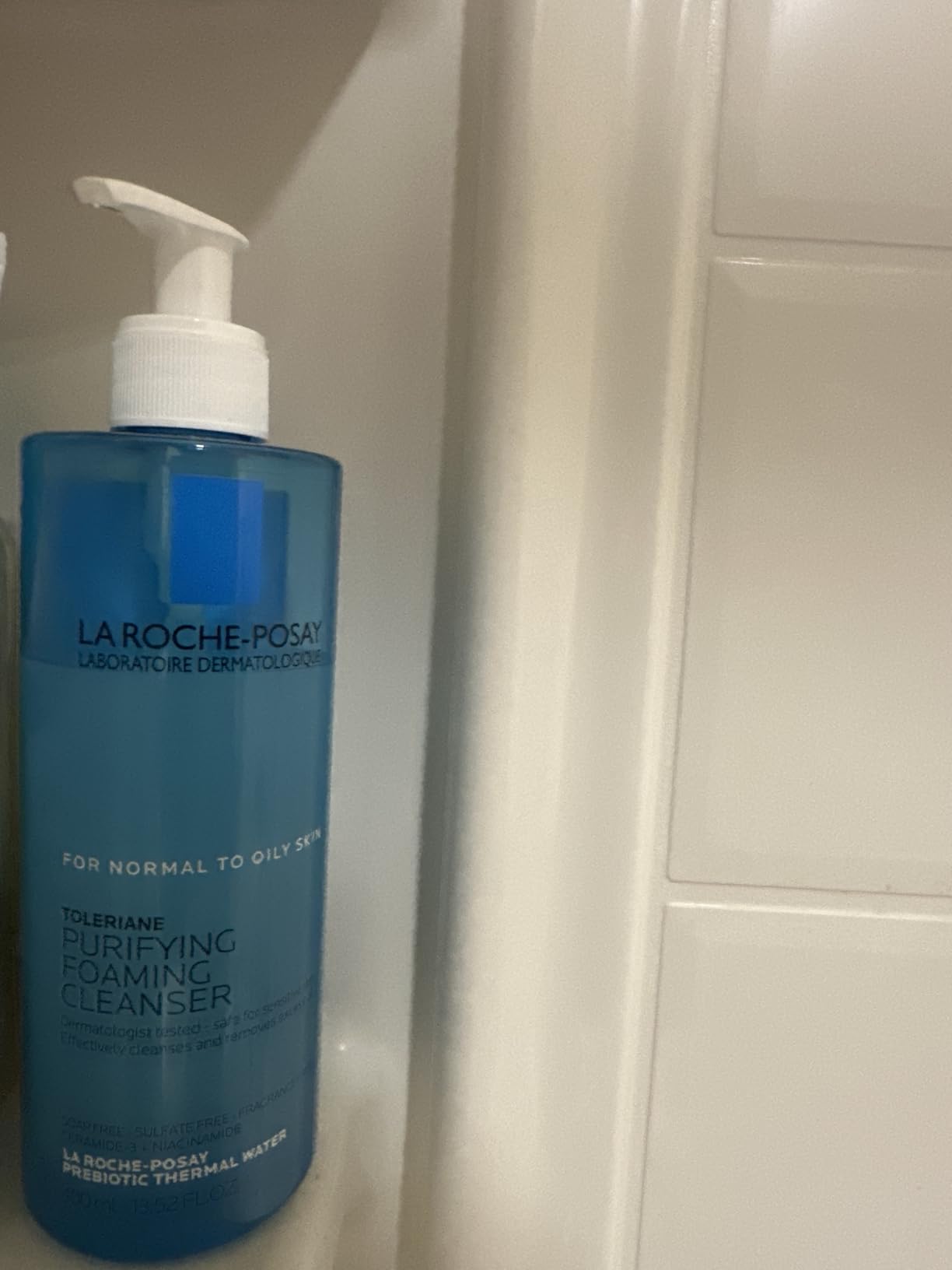 La Roche-Posay Toleriane Purifying Foaming Facial Cleanser, Oil Free Face Wash for Women & Men with Niacinamide + Ceramides, Pore Cleanser Safe For Sensitive Skin customer photo 2