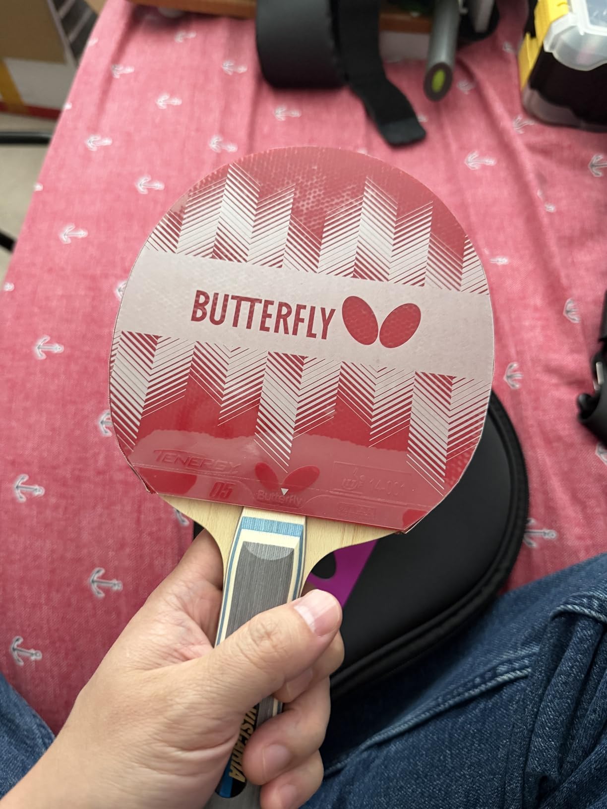 Butterfly Viscaria Pro-Line Ping Pong Racket - Featuring Arylate/Carbon Material & Assembled with Tenergy 05 2.1mm Table Tennis Rubber - ITTF Approved for Tournament Play customer photo 1