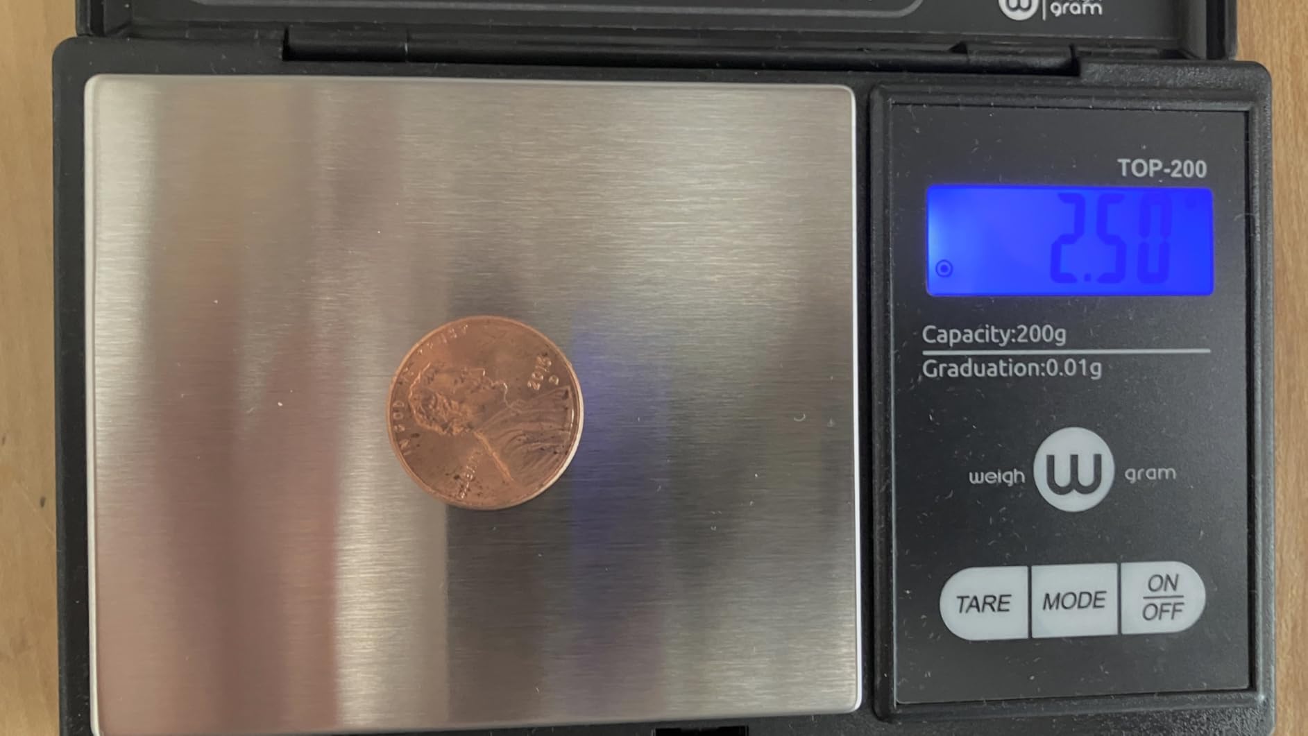 Weigh Gram 200g Digital Pocket Gram Scale 0.01g Accuracy, 200g x 0.01g Mini Digital Grams Scale, Small Food Scale, Jewelry Scale, Ounces Grains Scale With100g Calibration Weight customer photo 1