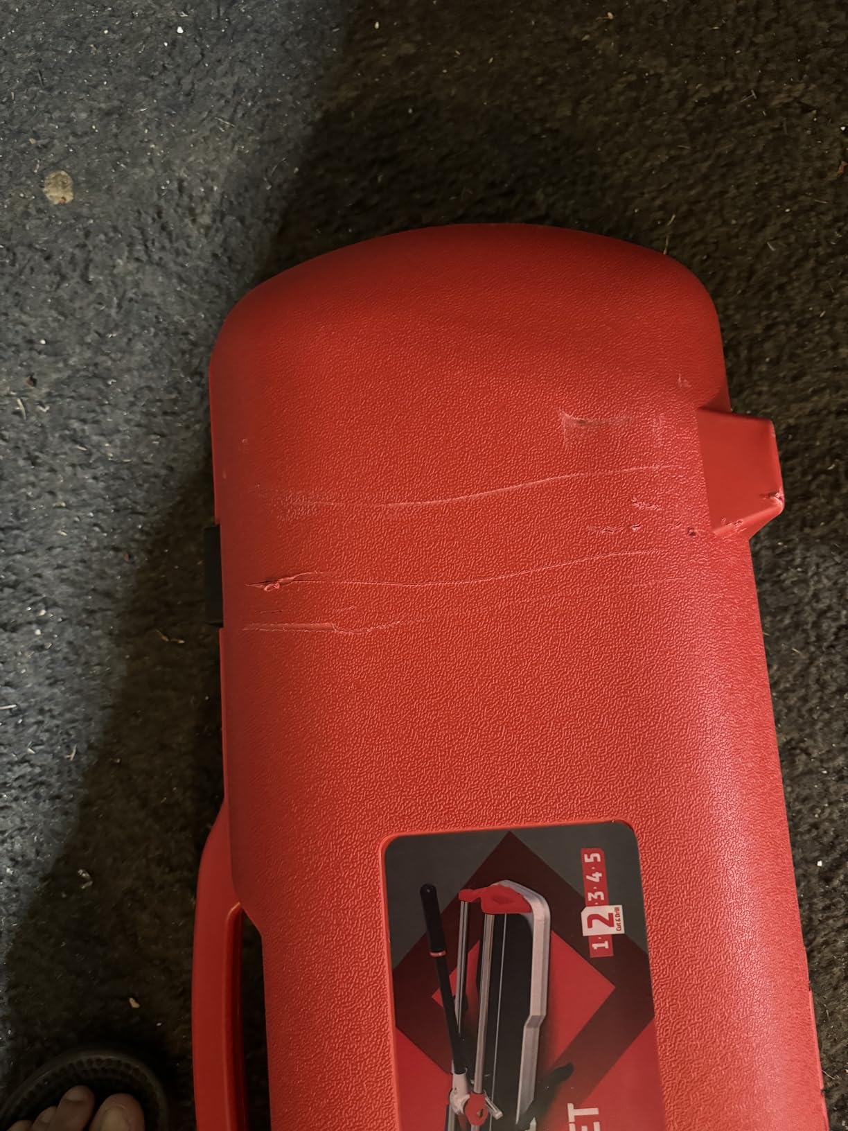 Rubi 14988 Manual Cutter with case, Grey. customer photo 1