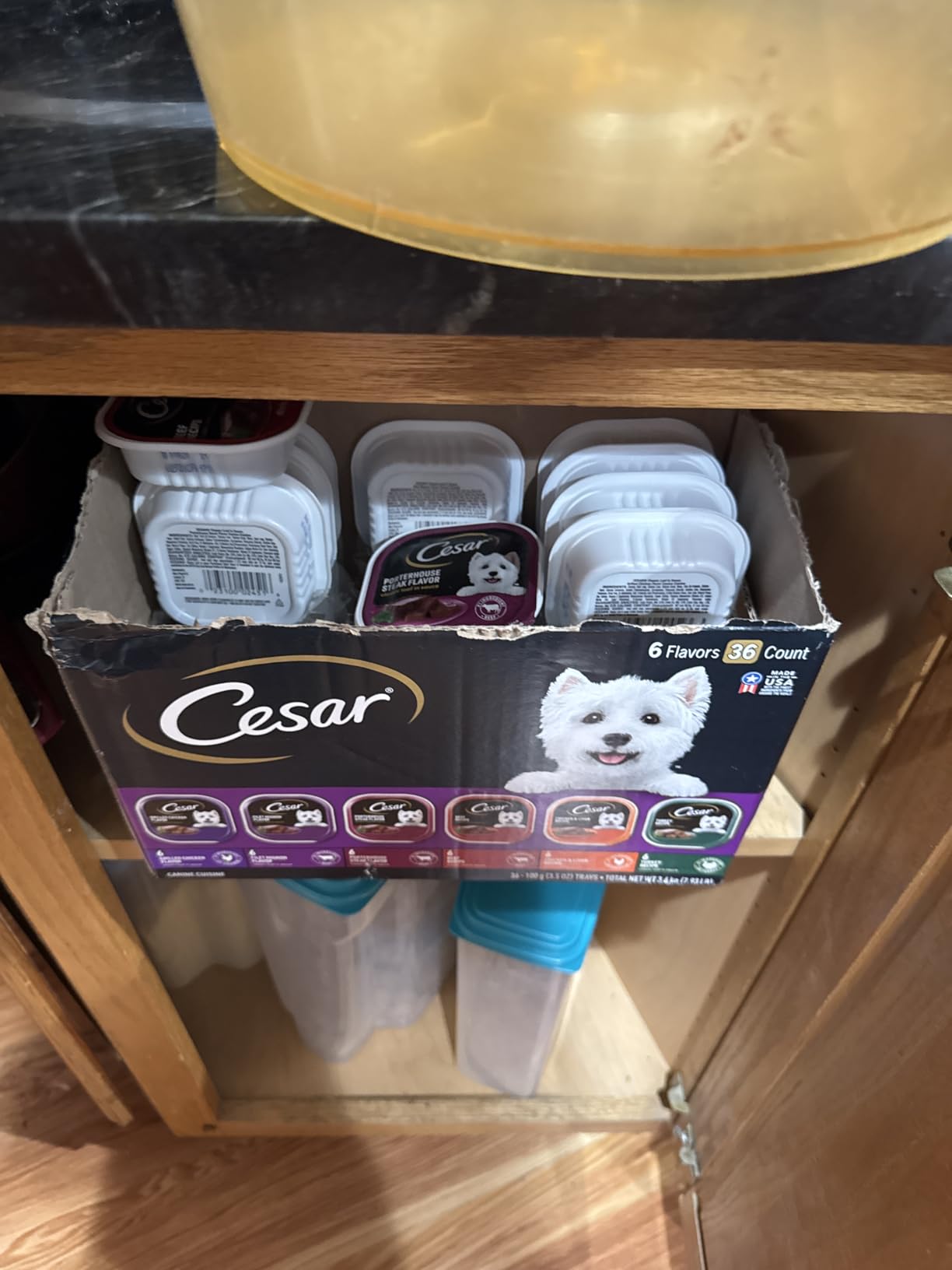 Cesar Wet Dog Food Classic Loaf in Sauce Variety Pack 3.5 oz. Easy Peel Trays (36 Count) customer photo 1
