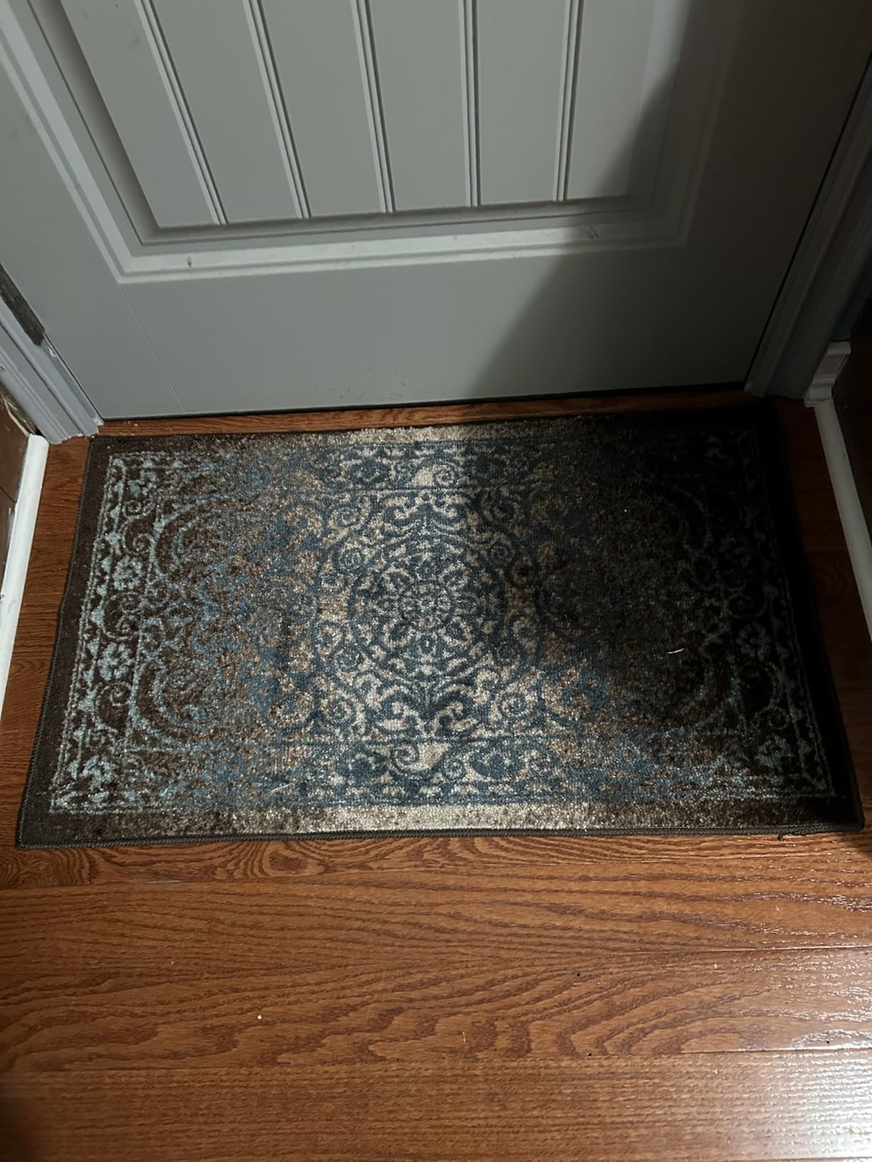 Maples Rugs Pelham Vintage Medallion Runner Rug - Made in USA - Washable, Non-Slip, Low Profile Indoor Rug for Hallway, Kitchen, and Laundry Room, 2' x 6' customer photo 2