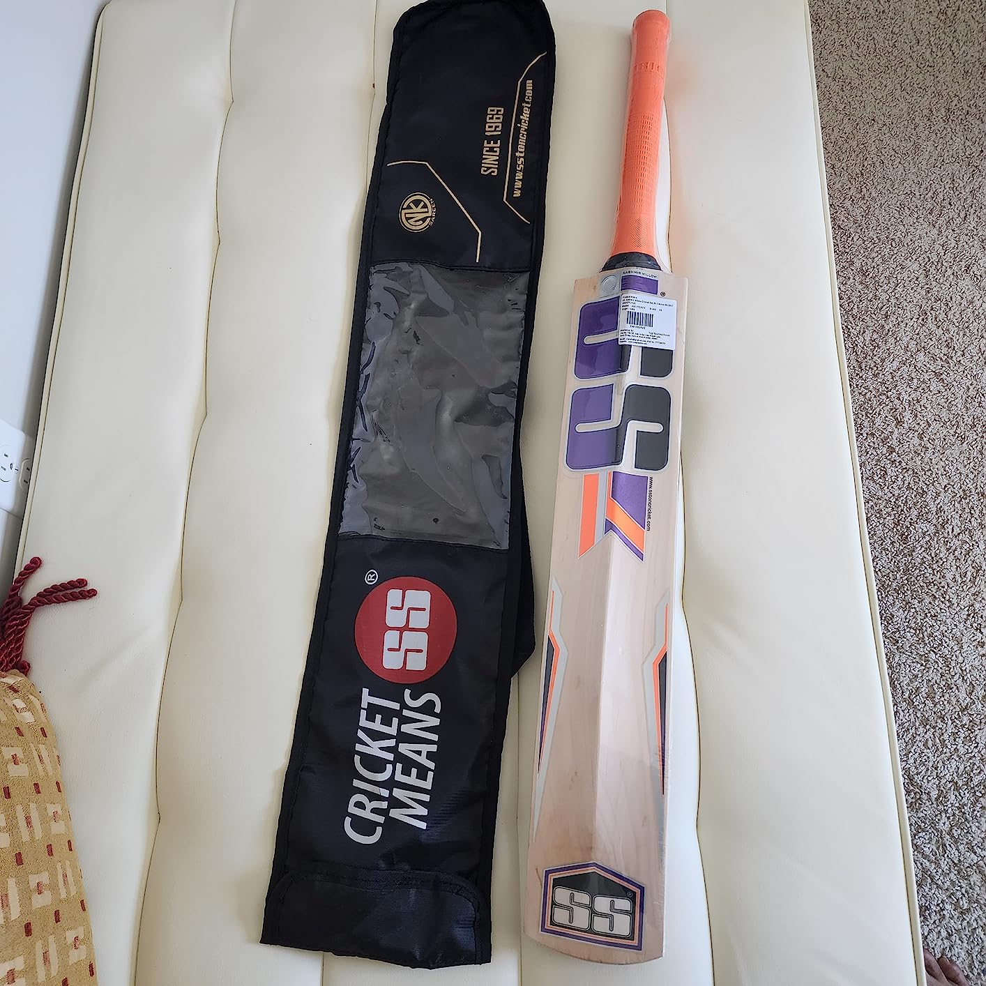 SS Cannon Kashmir Willow Cricket Bat customer photo 1