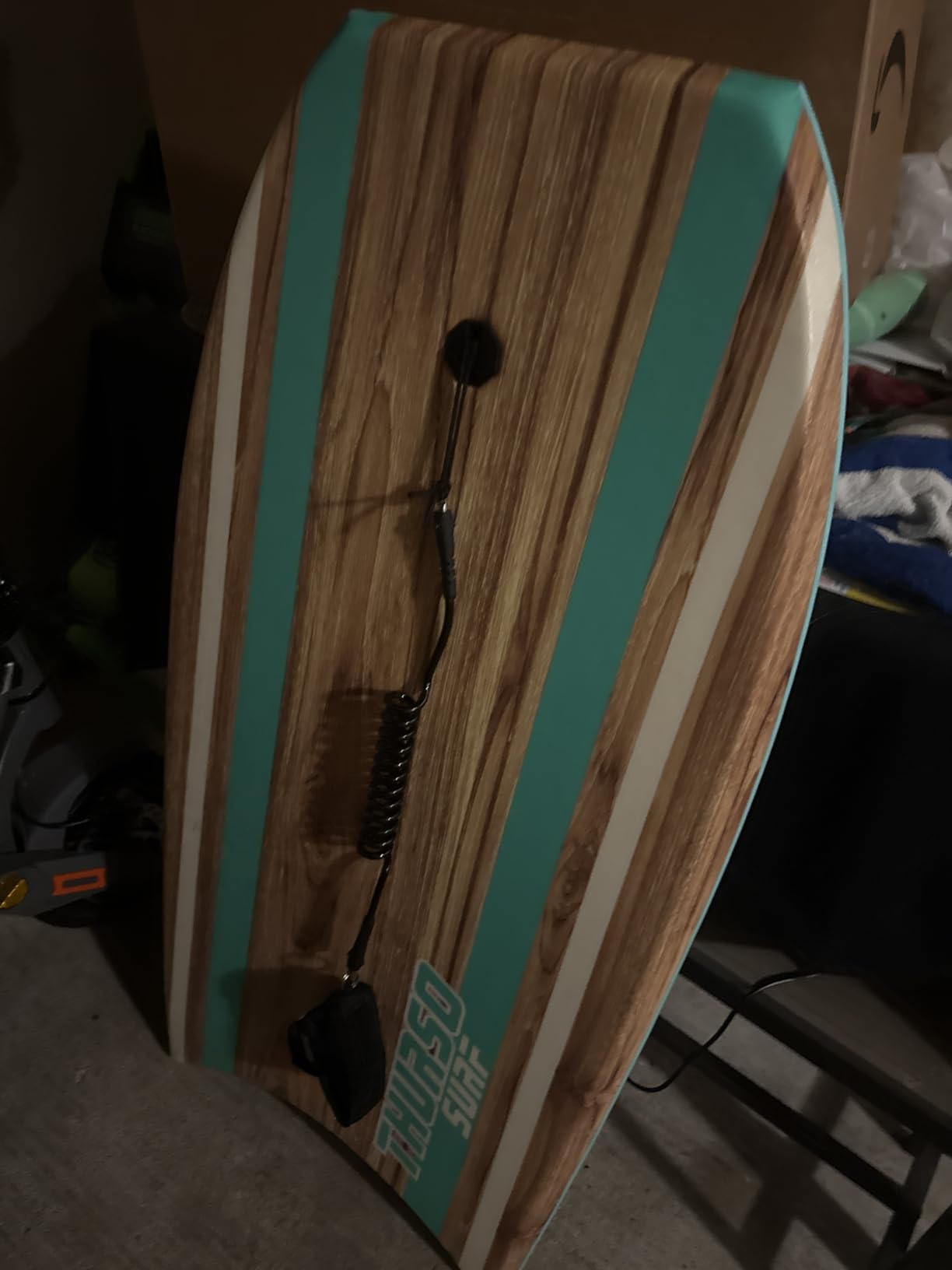 THURSO SURF Quill 42'' Bodyboard Lightweight Durable EPS Core IXPE Deck HDPE Slick Bottom FRP Stringer Crescent Tail with Coiled Wrist Leash customer photo 1