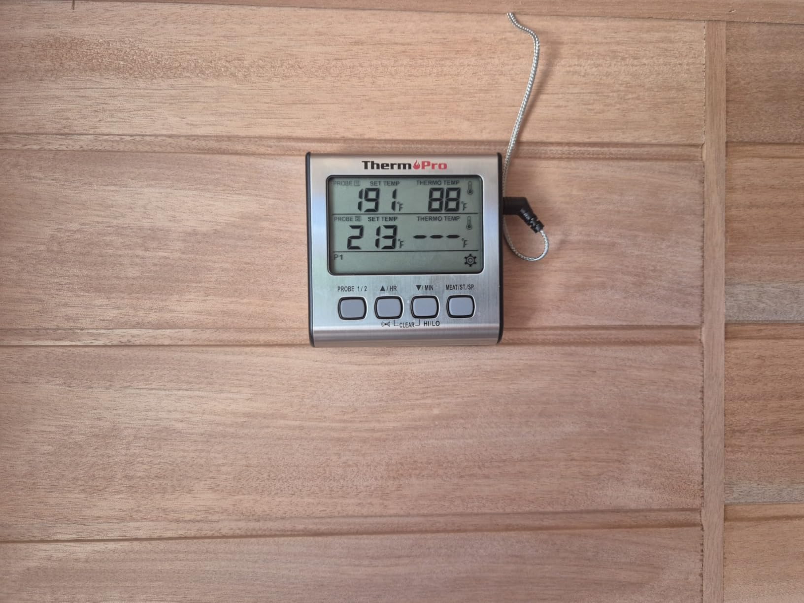 TempPro TP17 Dual Probe Digital Cooking Meat Thermometer Large LCD Backlight Food Grill Thermometer with Timer Mode customer photo 1