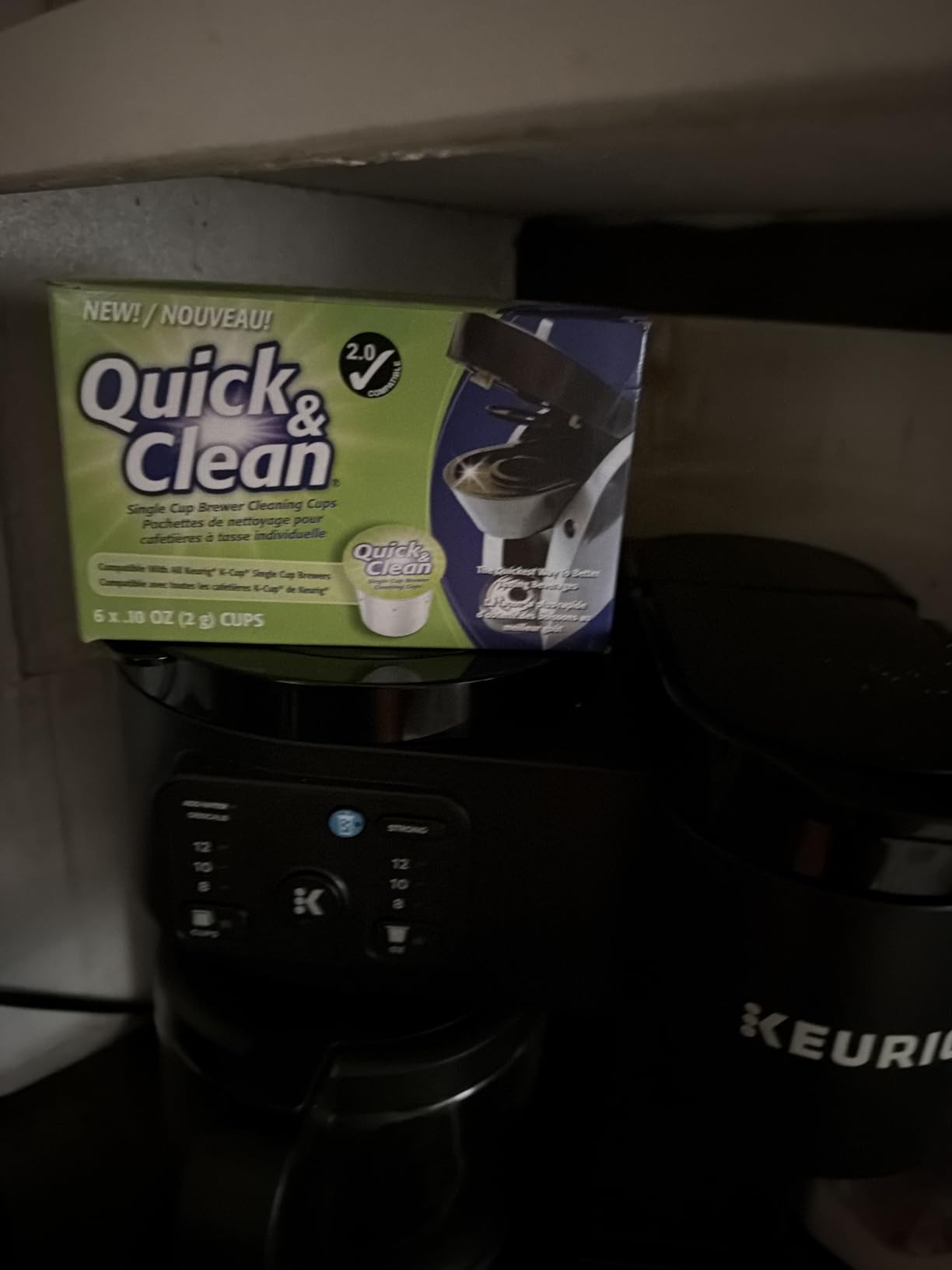 Quick & Clean [6-Pack] Keurig Cleaning Pods - K Cup Cleaner Pod For Keurig - 2.0 Coffee Machine Compatible, Removes Stains, Non-Toxic and Eco-Friendly customer photo 1