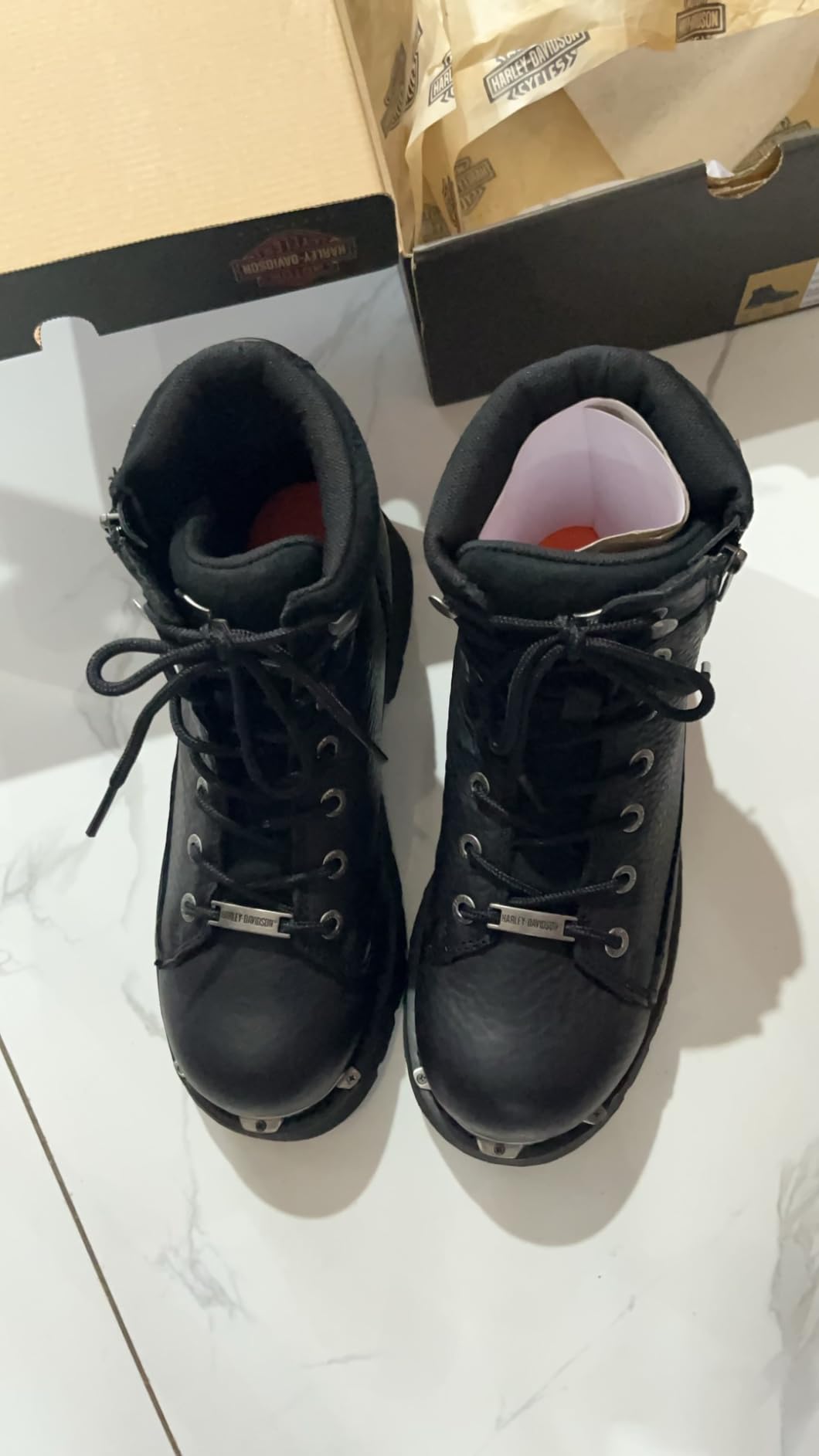 Harley-Davidson Footwear Mens Chipman Motorcycle Casual Boots Ankle - Black customer photo 1