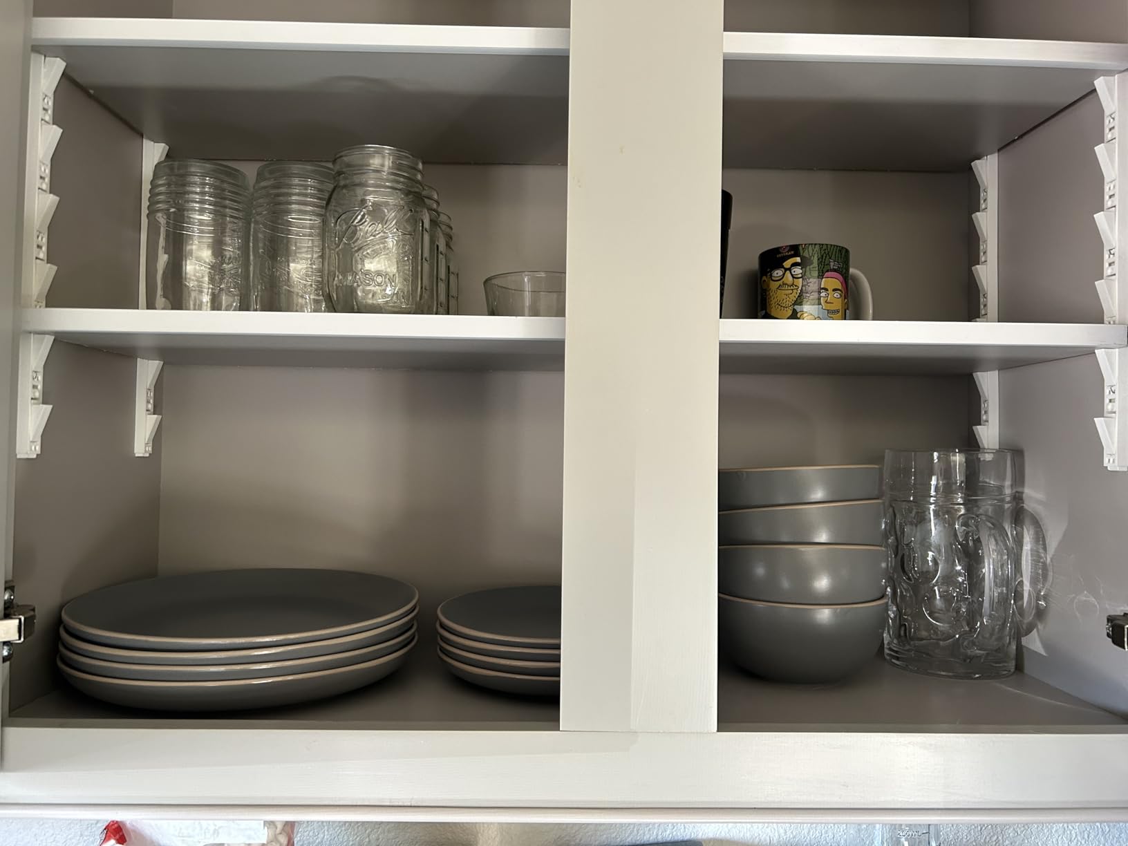 Gibson Home Rockaway 12-Piece Stoneware Dinnerware Set, Matte Finish, Service for 4, Soft Gray customer photo 1