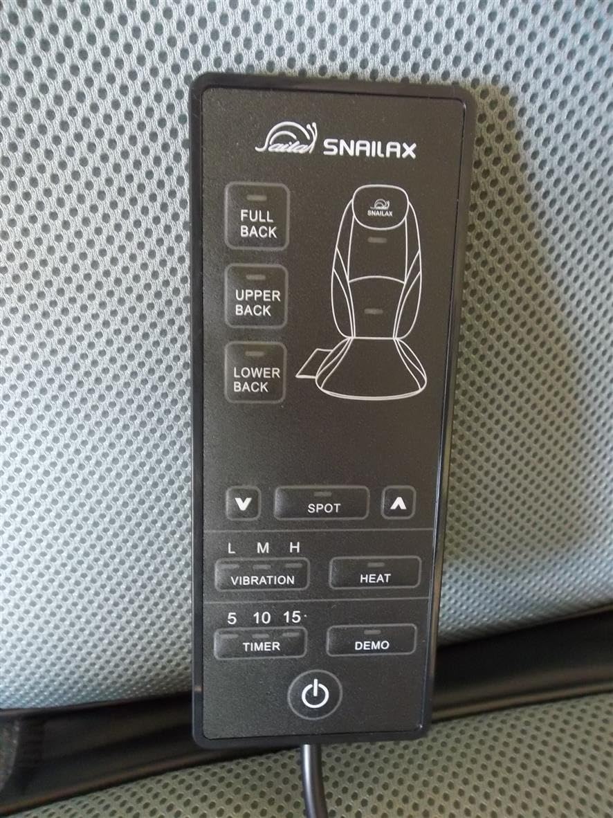 Snailax 2026 Upgraded Shiatsu Roller Back Massager with Heat Massage Chair Pad Kneading Back Massager for Pain Relief Deep Tissue customer photo 2