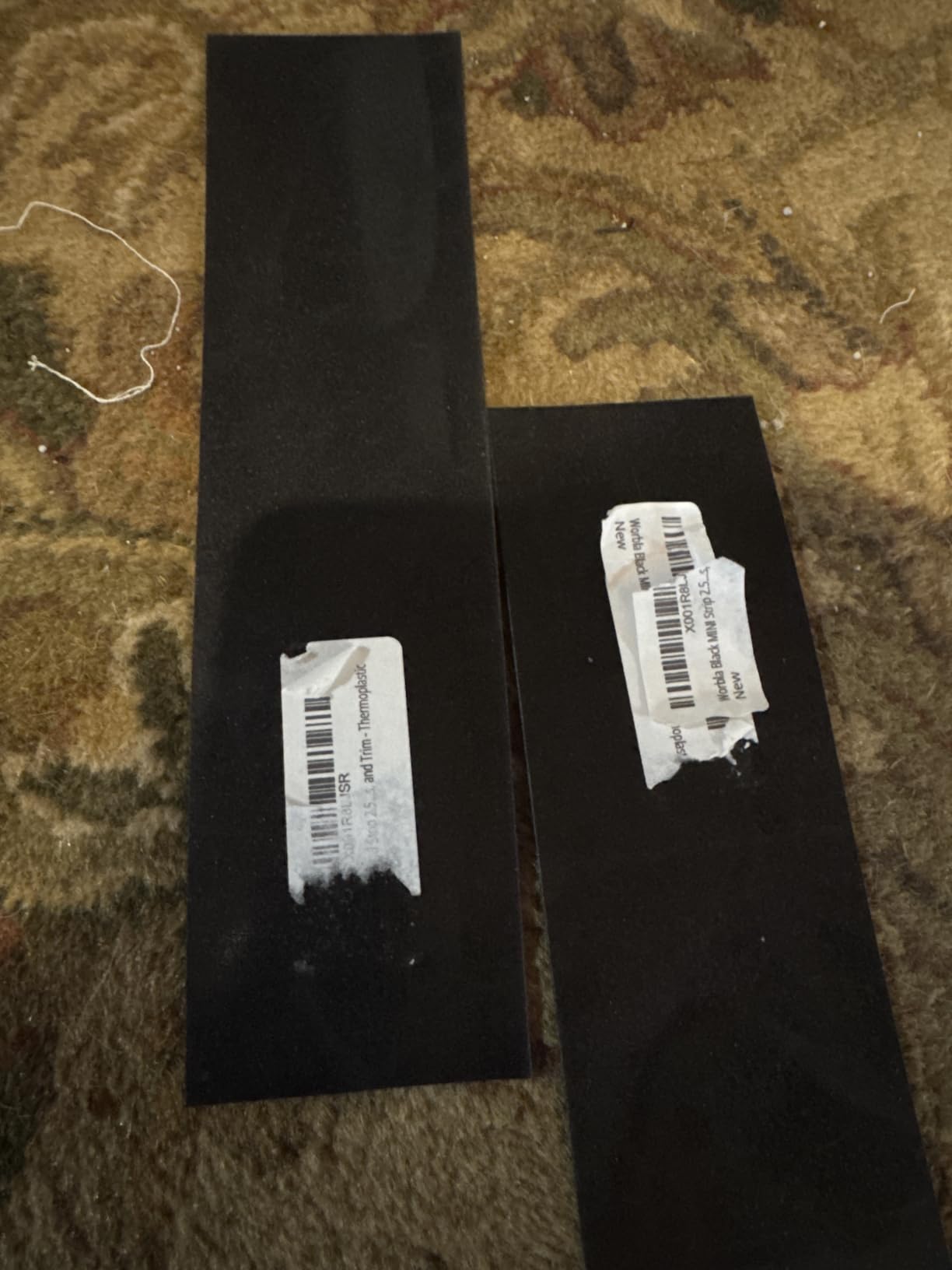 Worbla Black MINI Strip 2.5 in x 10 in - Perfect for Small Projects, Bracelets, and Trim - Thermoplastic customer photo 1