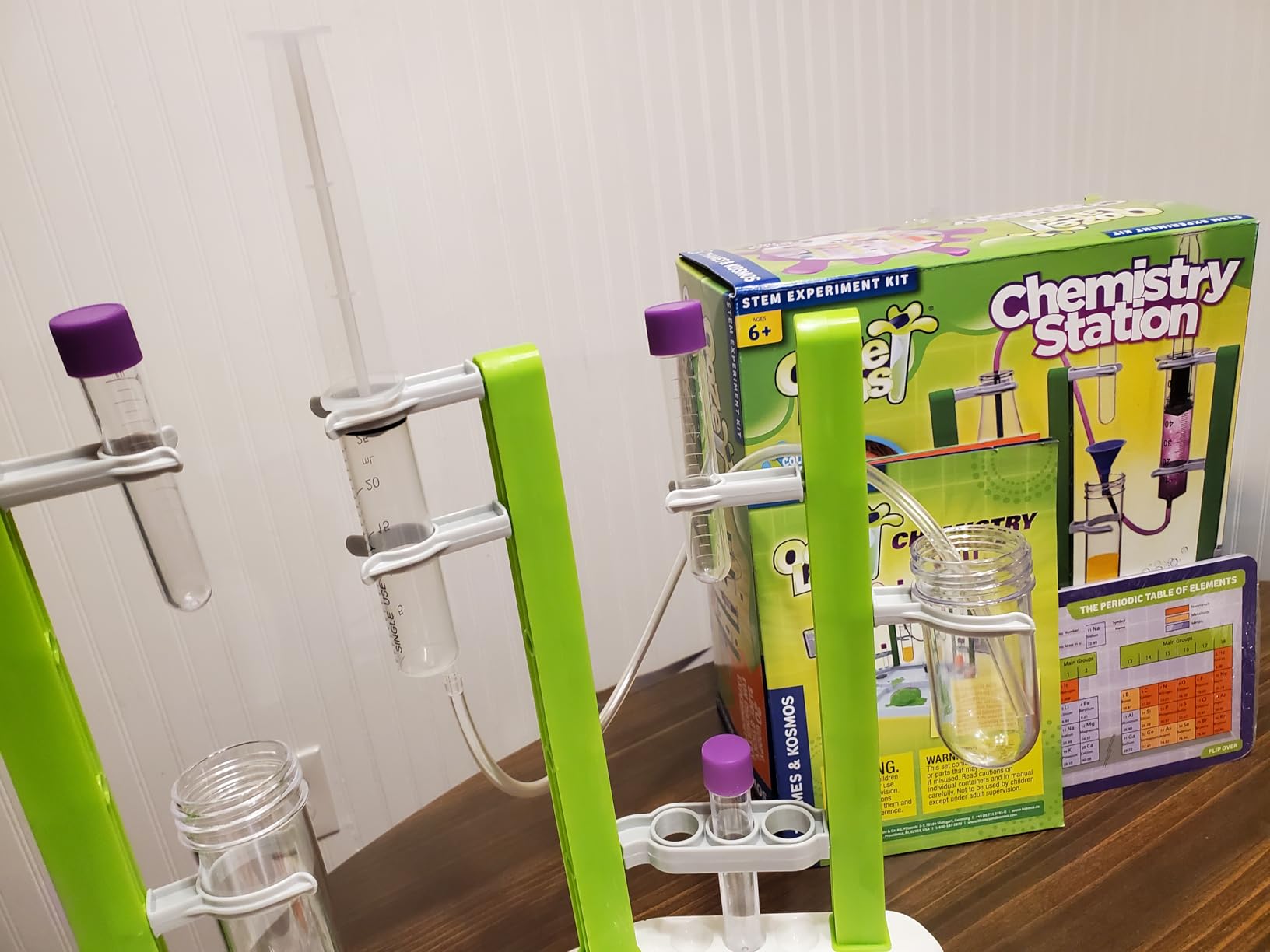 Ooze Labs Chemistry Station Science Experiment Kit, 20 Non-Hazardous Experiments Including Safe Slime, Chromatography, Acids, Bases & More customer photo 2