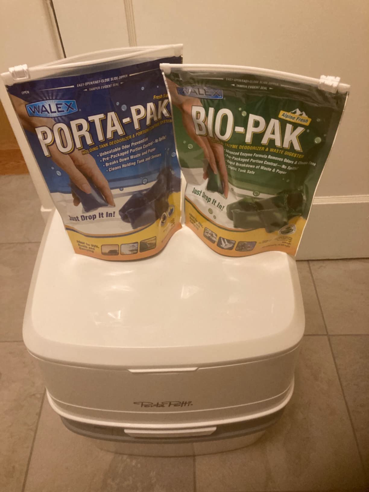 Porta Potti Thetford Porta Potti 365 Portable Toilet (for RV, Marine, Camping, Vans, Trucks, Healthcare) customer photo 1