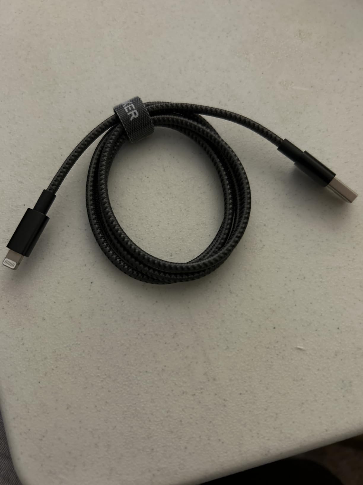 Anker 6 ft Premium Double-Braided Nylon Lightning Cable, Apple MFi Certified for iPhone Chargers, iPad, and More customer photo 2