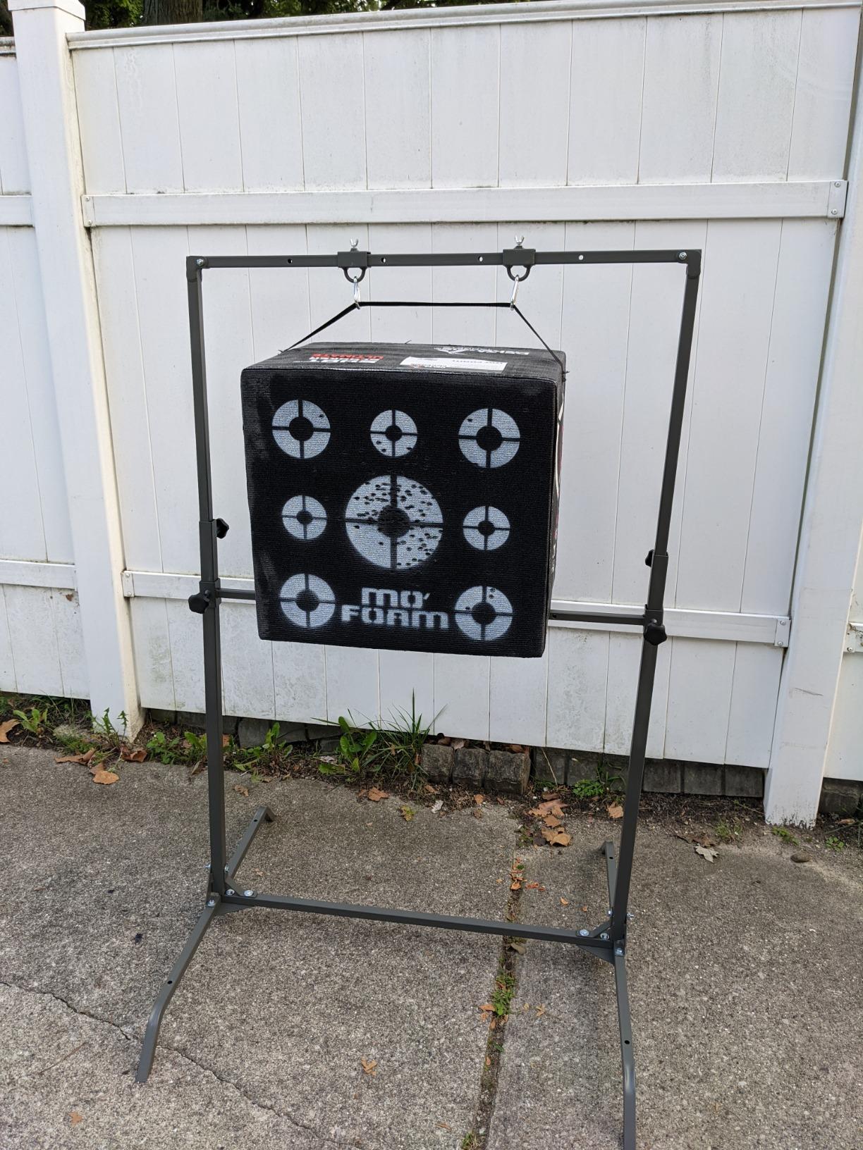 Highwild Archery Target Stand for Bag Targets Block Cube Foam - Larger Range - Multi-Function - Flexible - Durable customer photo 2