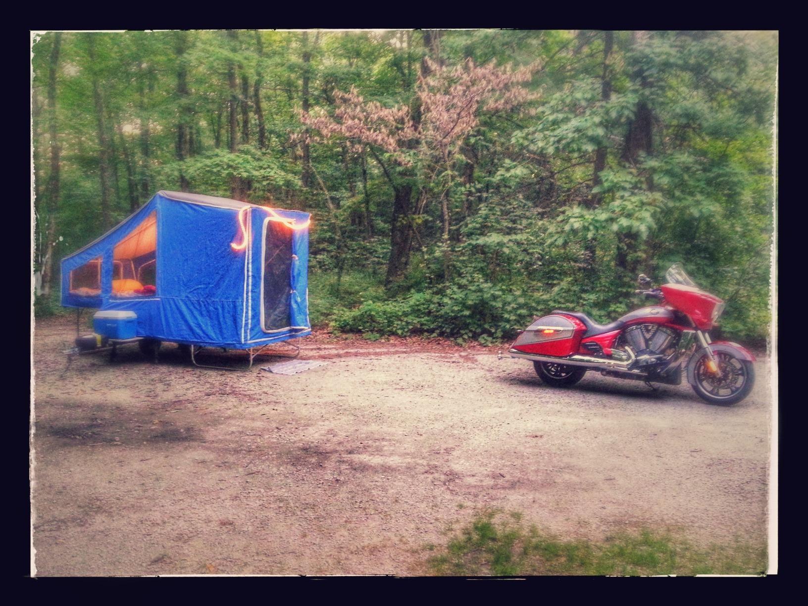 Time Out Camping Trailers Deluxe Camper (Pull Behind Motorcycle or Small Car) customer photo 2