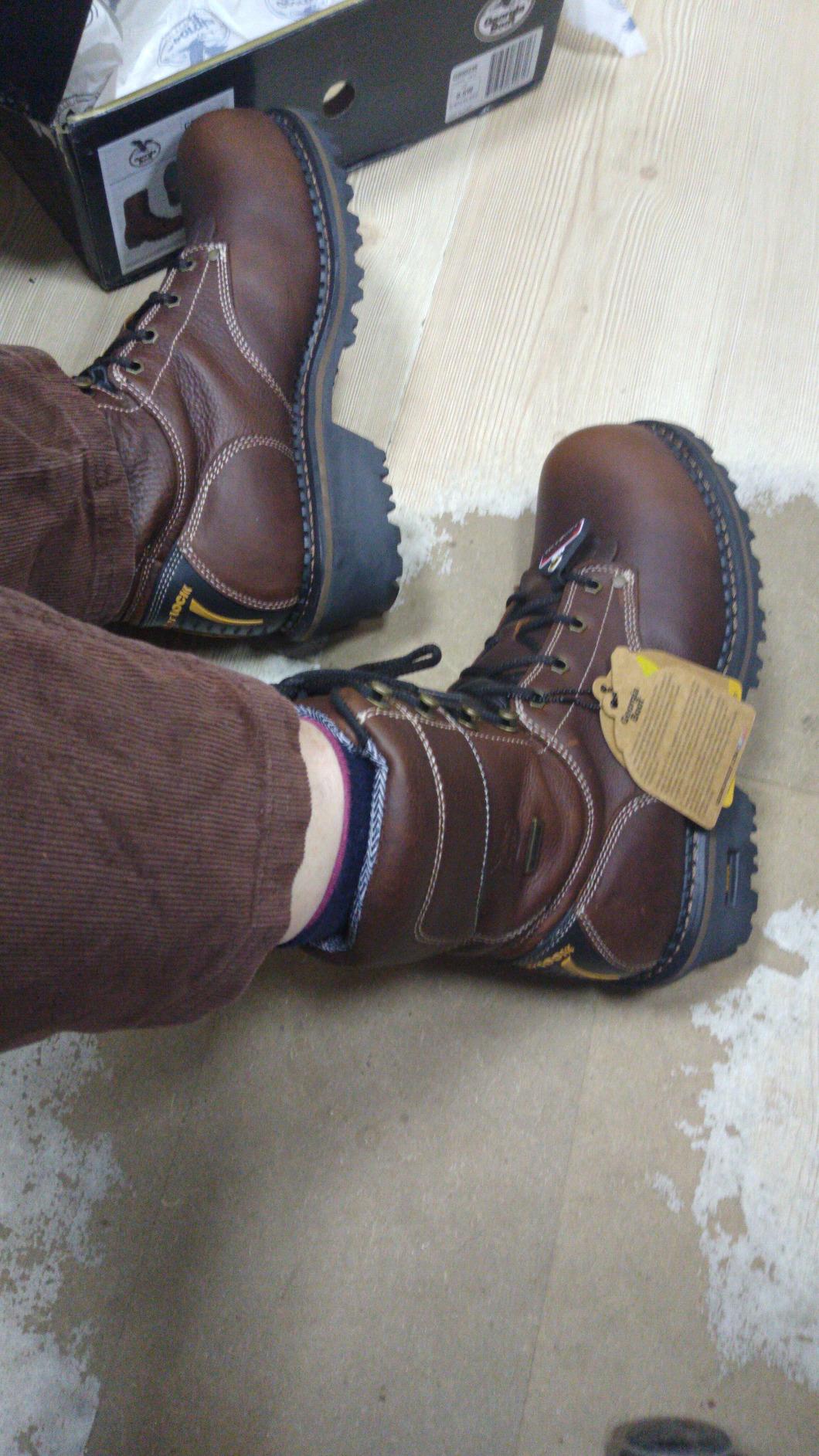 Georgia Boot Men's Amp LT Logger Composite Toe Waterproof Work Boots customer photo 2