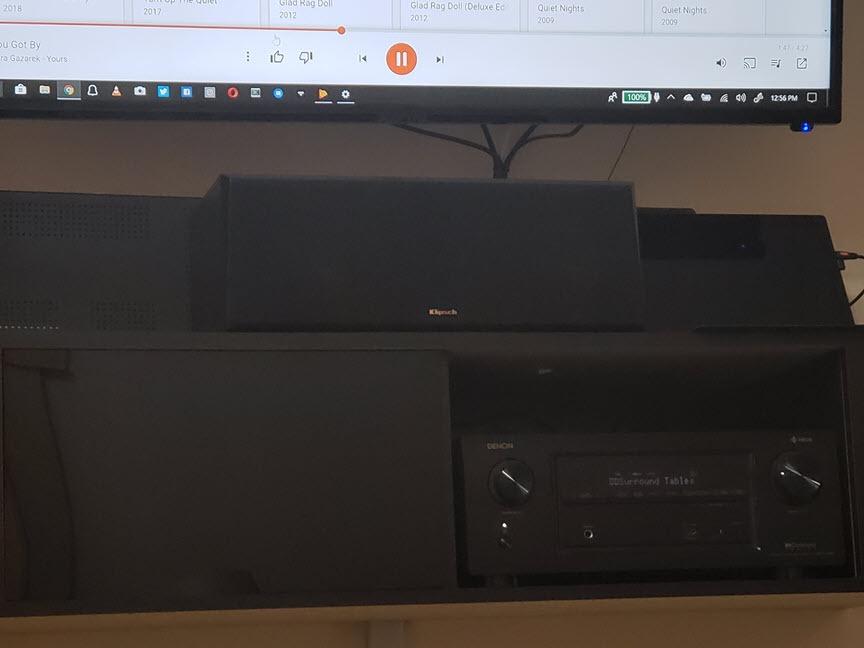Klipsch RP-500C Center Channel Speaker (Ebony) customer photo 2