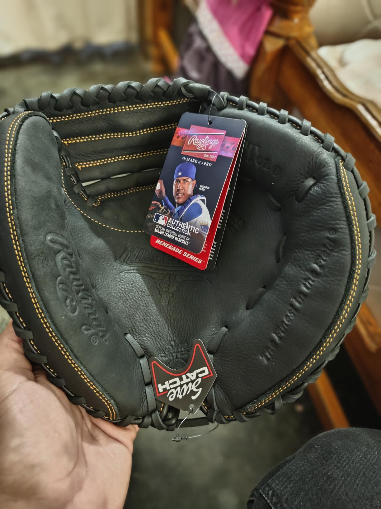 Rawlings Renegade Youth Baseball Glove | First Base/Catcher's Mitts | Multiple Styles customer photo 2