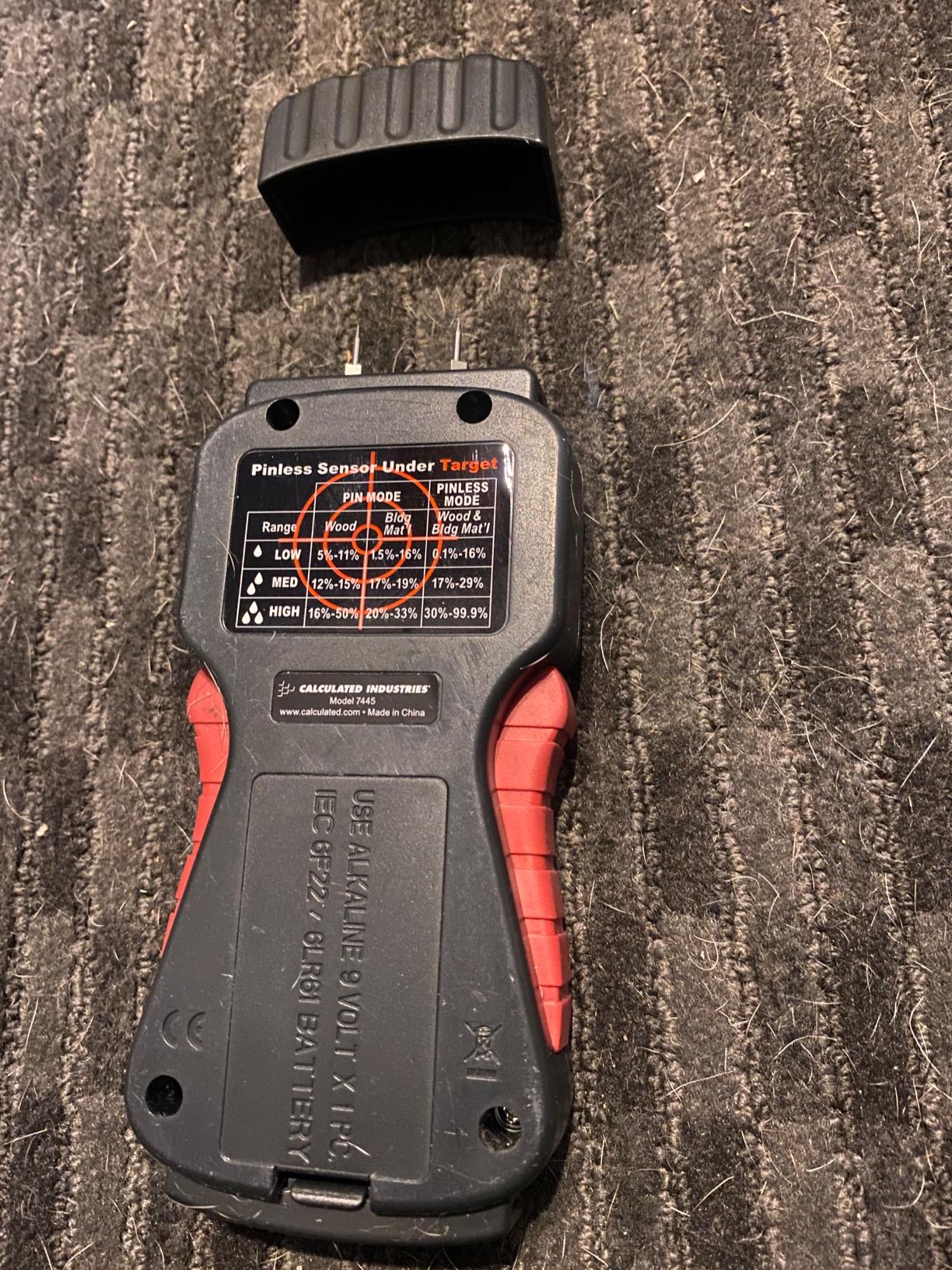 Orion 910 Pinless Wood Moisture Meter Kit by Wagner Meters | Accurate, Non-Damaging, Deep Depth Lumber Moisture Measurement, On-site Calibration (Standard Calibrator) customer photo 2