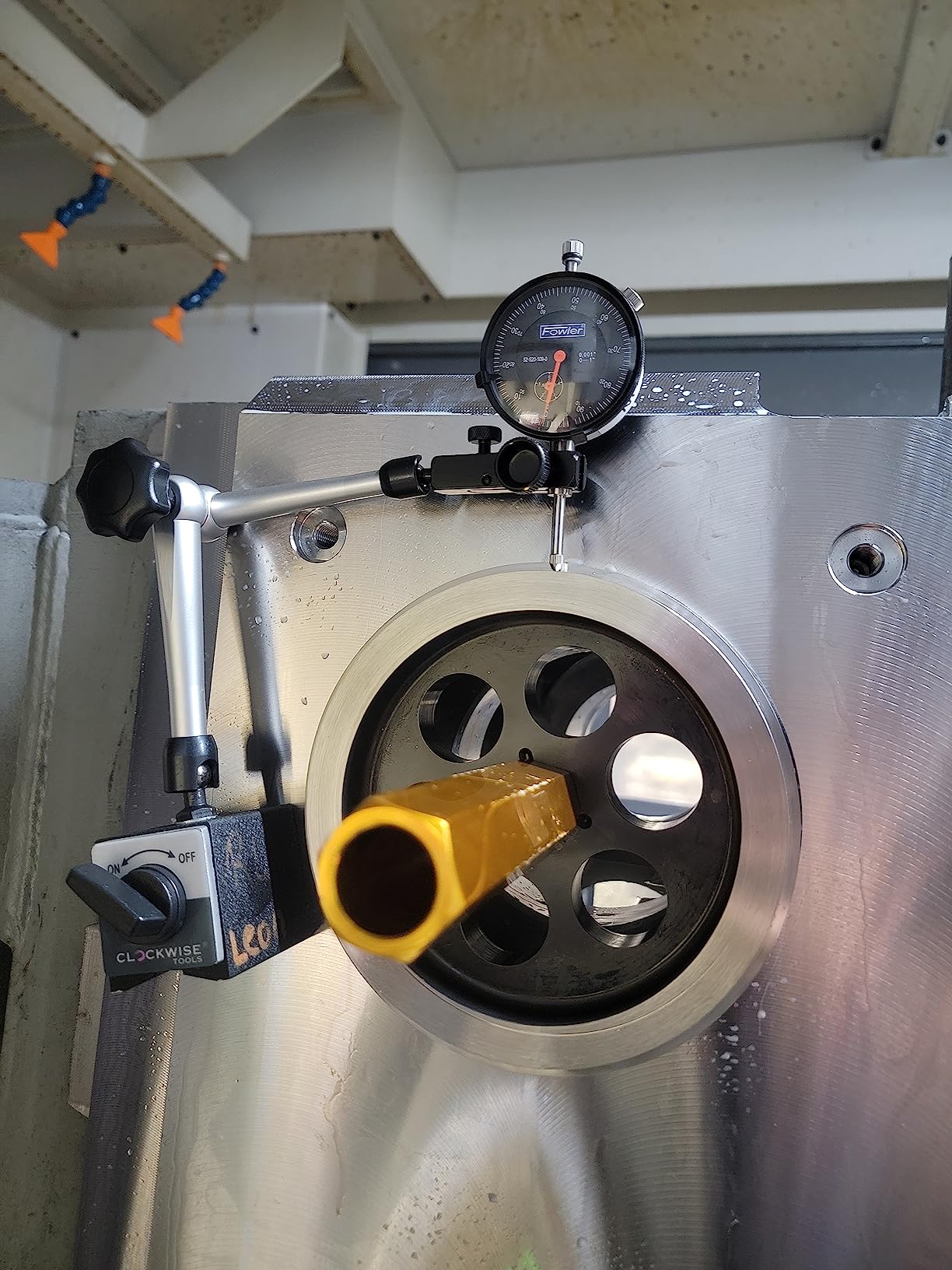 Clockwise Tools Magnetic Base, MGBR-01, Magnetic Stand for Digital Dial Indicators, 176lbs Max Pull customer photo 2