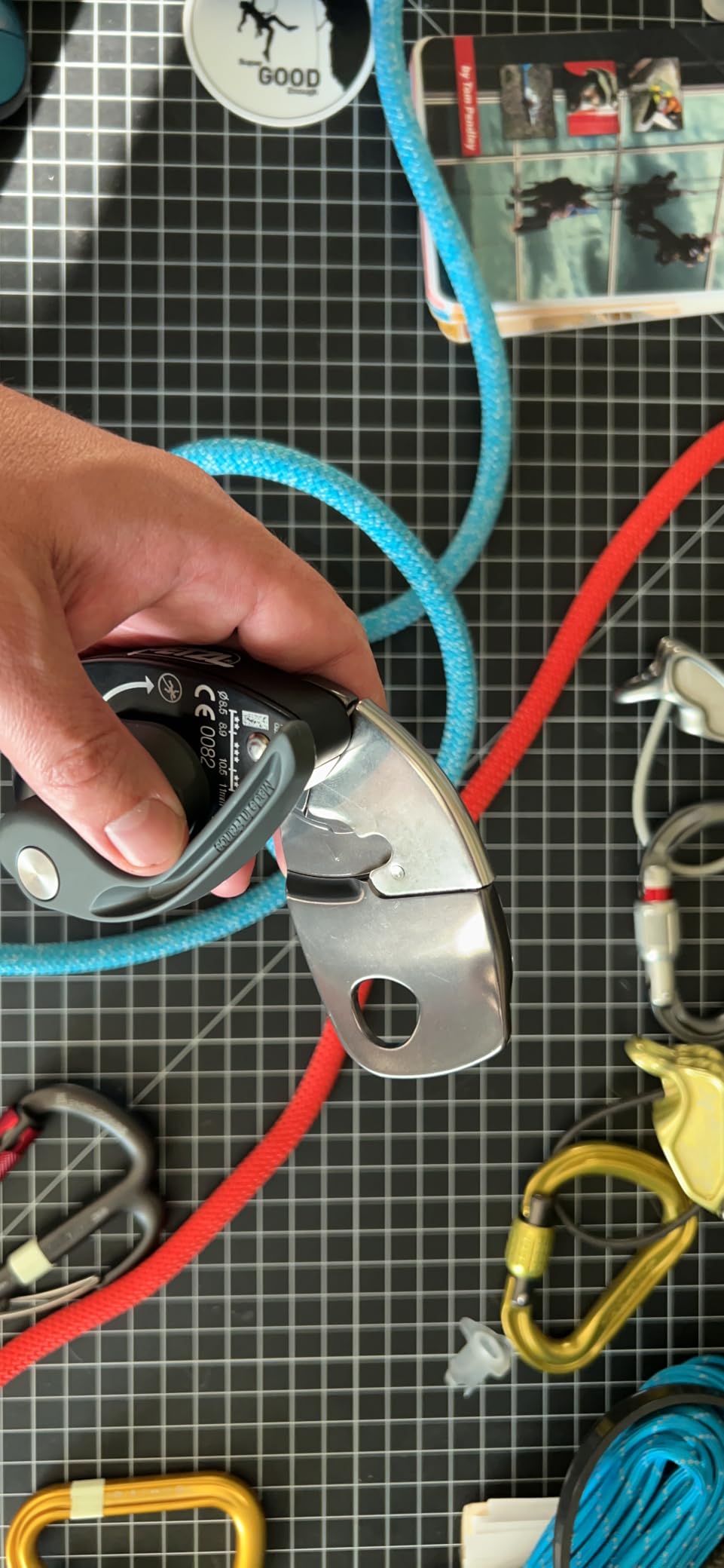 PETZL GRIGRI+ Belay Device with Cam-Assisted Blocking and Anti-Panic Handle customer photo 1