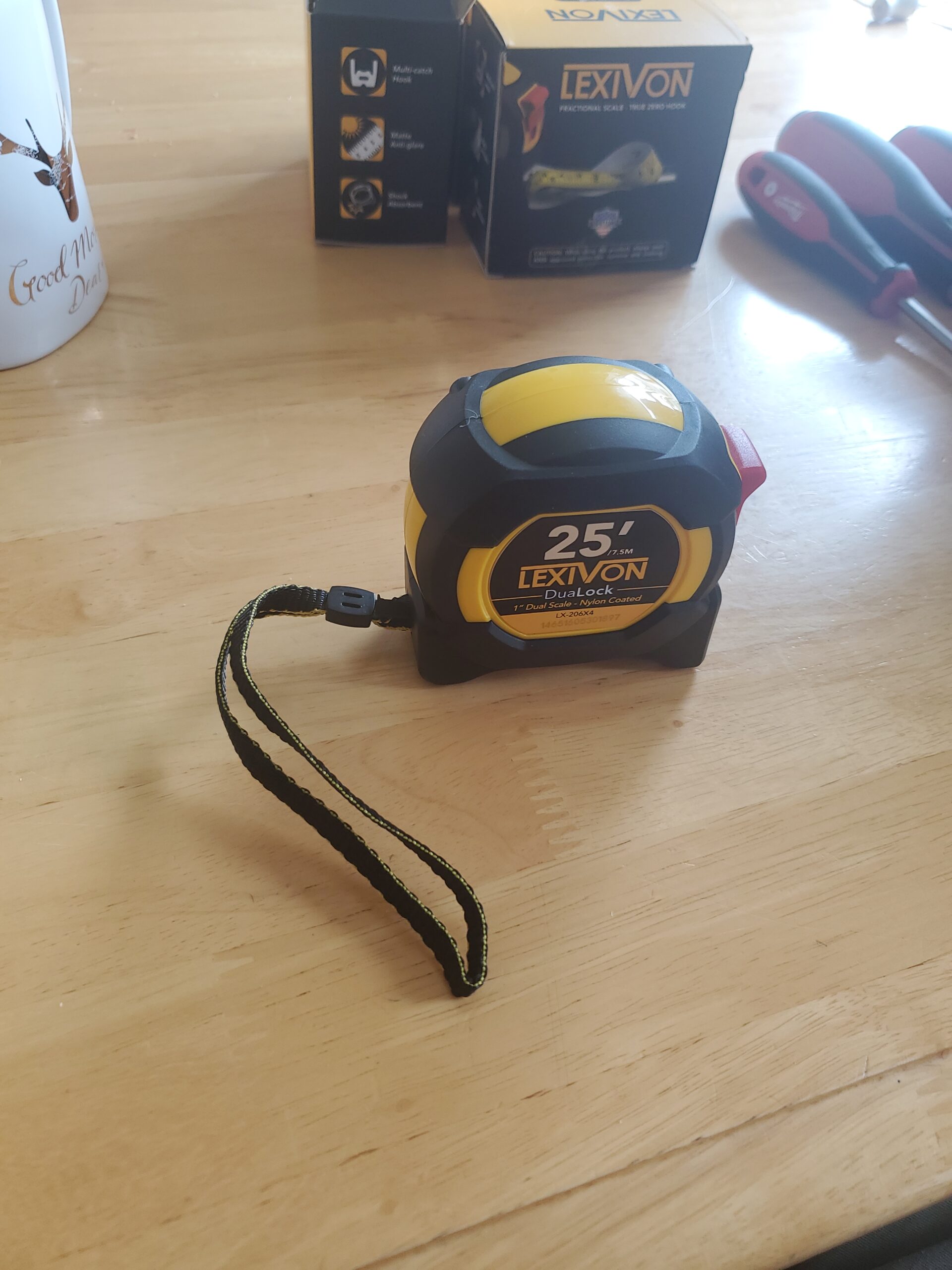 LEXIVON 2 in 1 Digital Laser Tape Measure | 130ft/40m Laser Distance Meter Display On Backlit LCD Screen with 16ft/5m AutoLock Measuring Tape | Ft/Inch/Fractions/M/mm (LX-201) customer photo 2