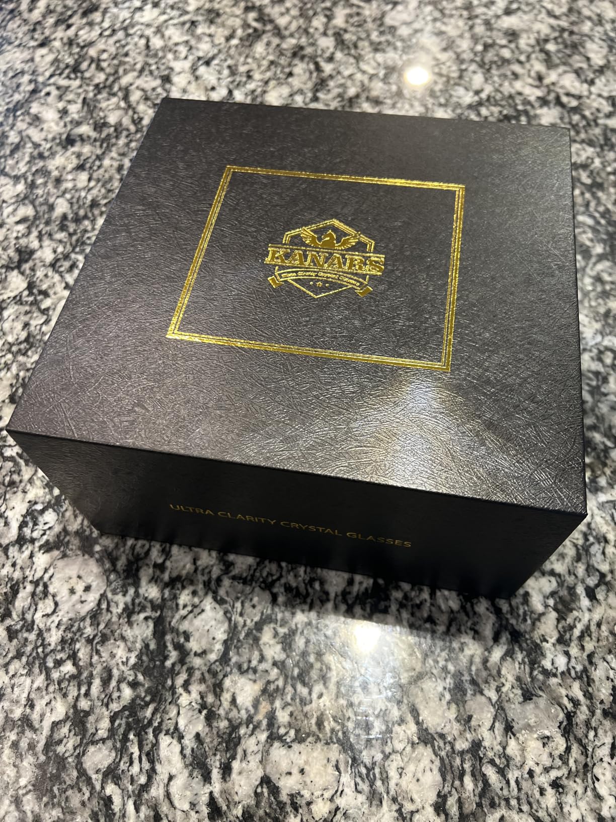 KANARS Old Fashioned Whiskey Glasses with Luxury Box - 10 Oz Rocks Barware - Set of 4 customer photo 2