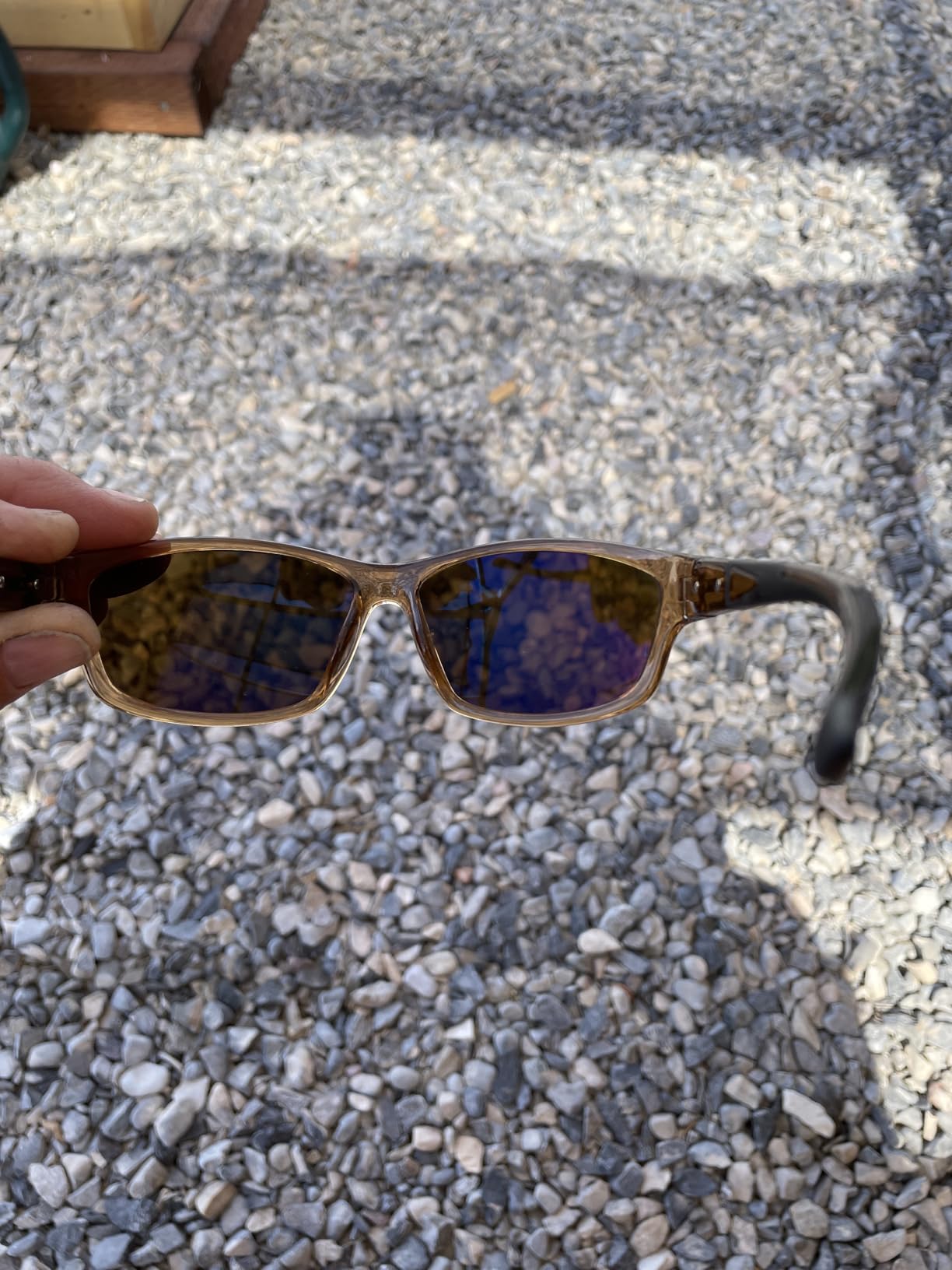 B.N.U.S Corning Glass Lenses Polarized Sunglasses UV400 Italy Made customer photo 1