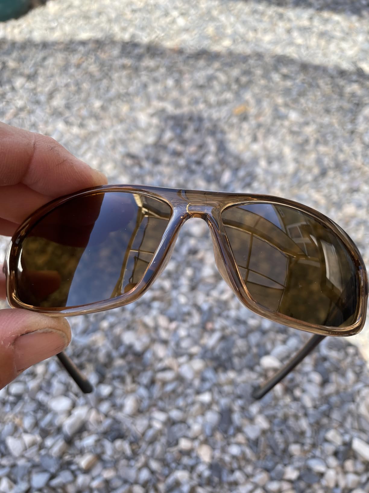 B.N.U.S Corning Glass Lenses Polarized Sunglasses UV400 Italy Made customer photo 2
