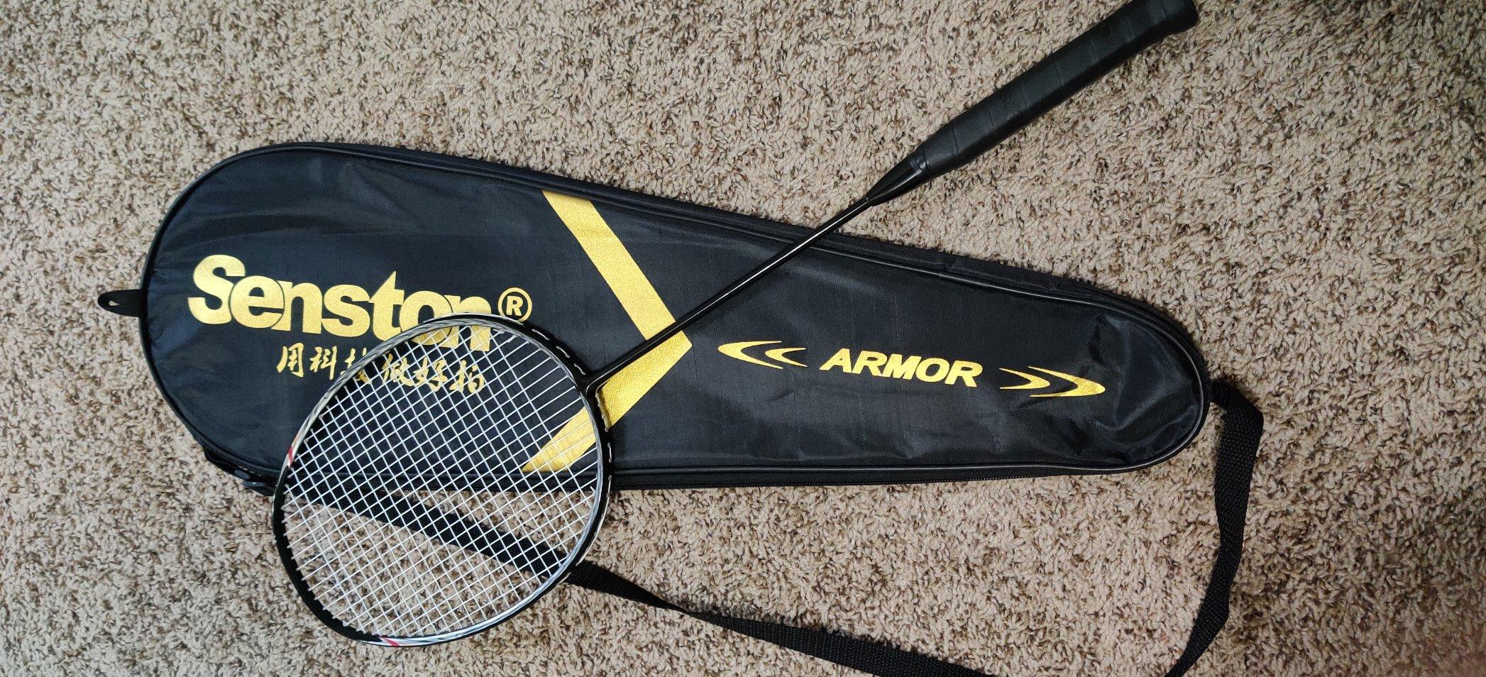 Senston N80 Carbon Fiber Badminton Racket - Lightweight High-Modulus Frame customer photo 1